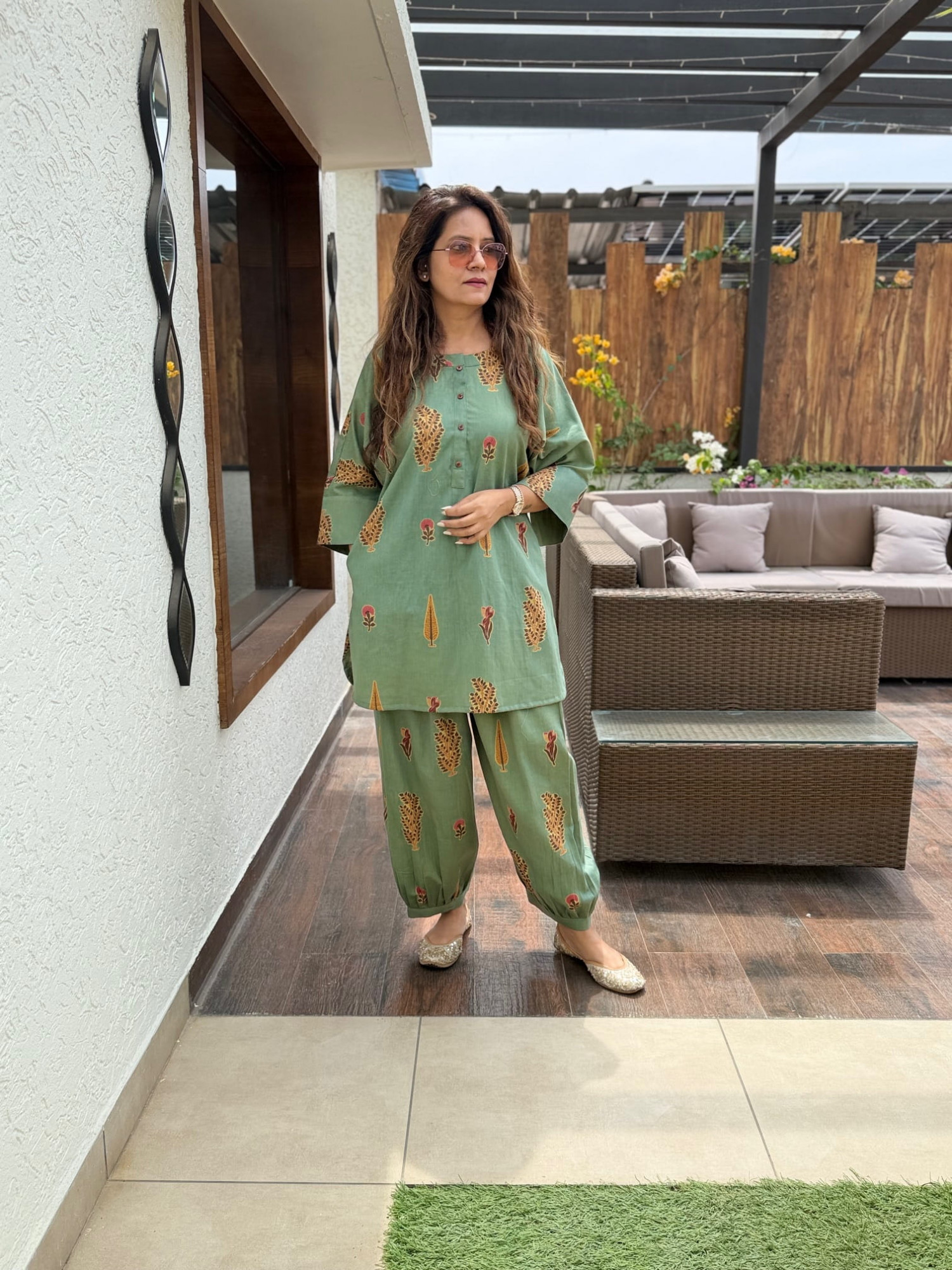 Ayesha Cotton Co-ord Set