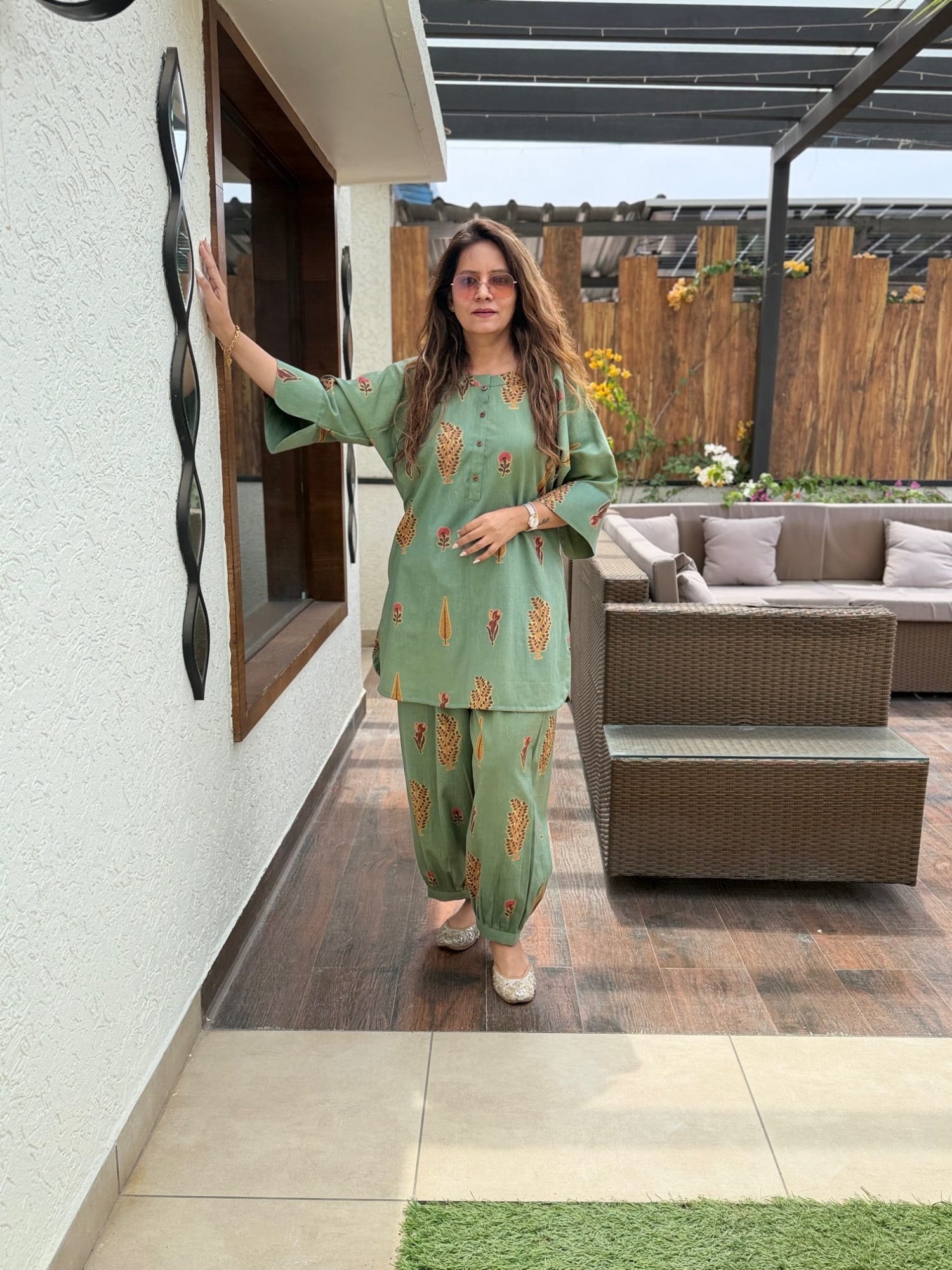 Ayesha Cotton Co-ord Set