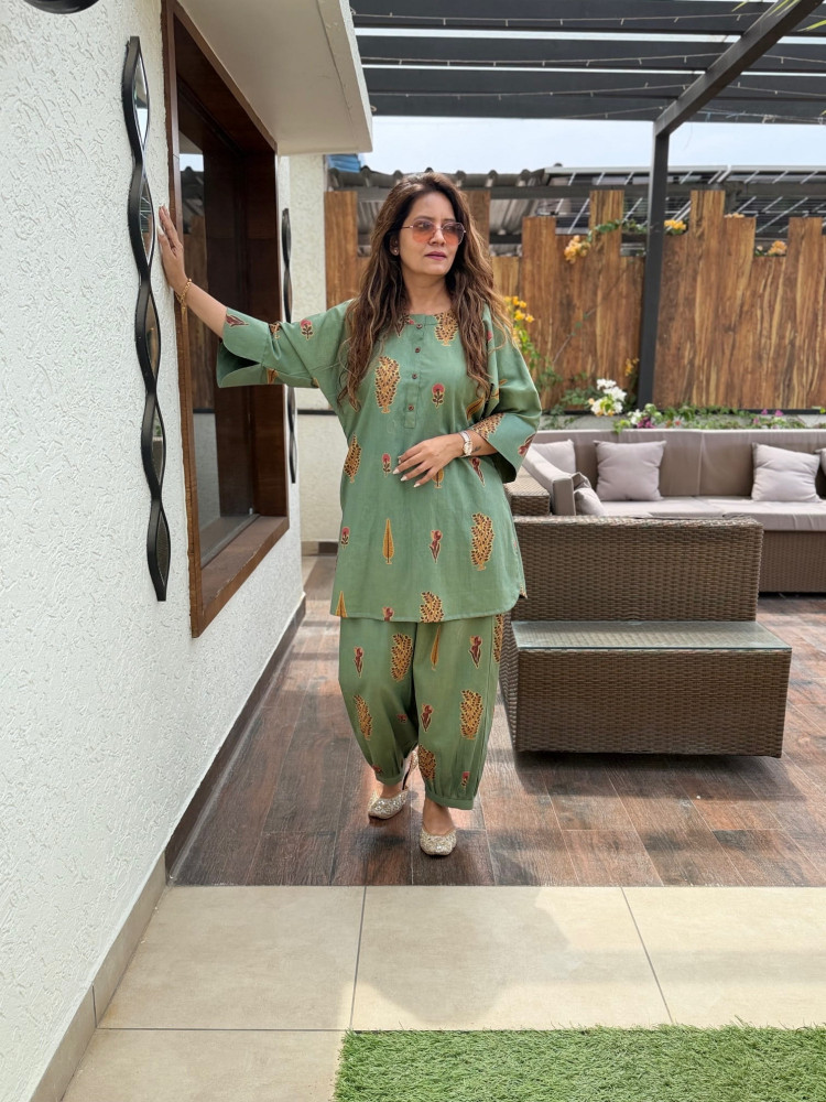 Image of Ayesha Cotton Co-ord Set