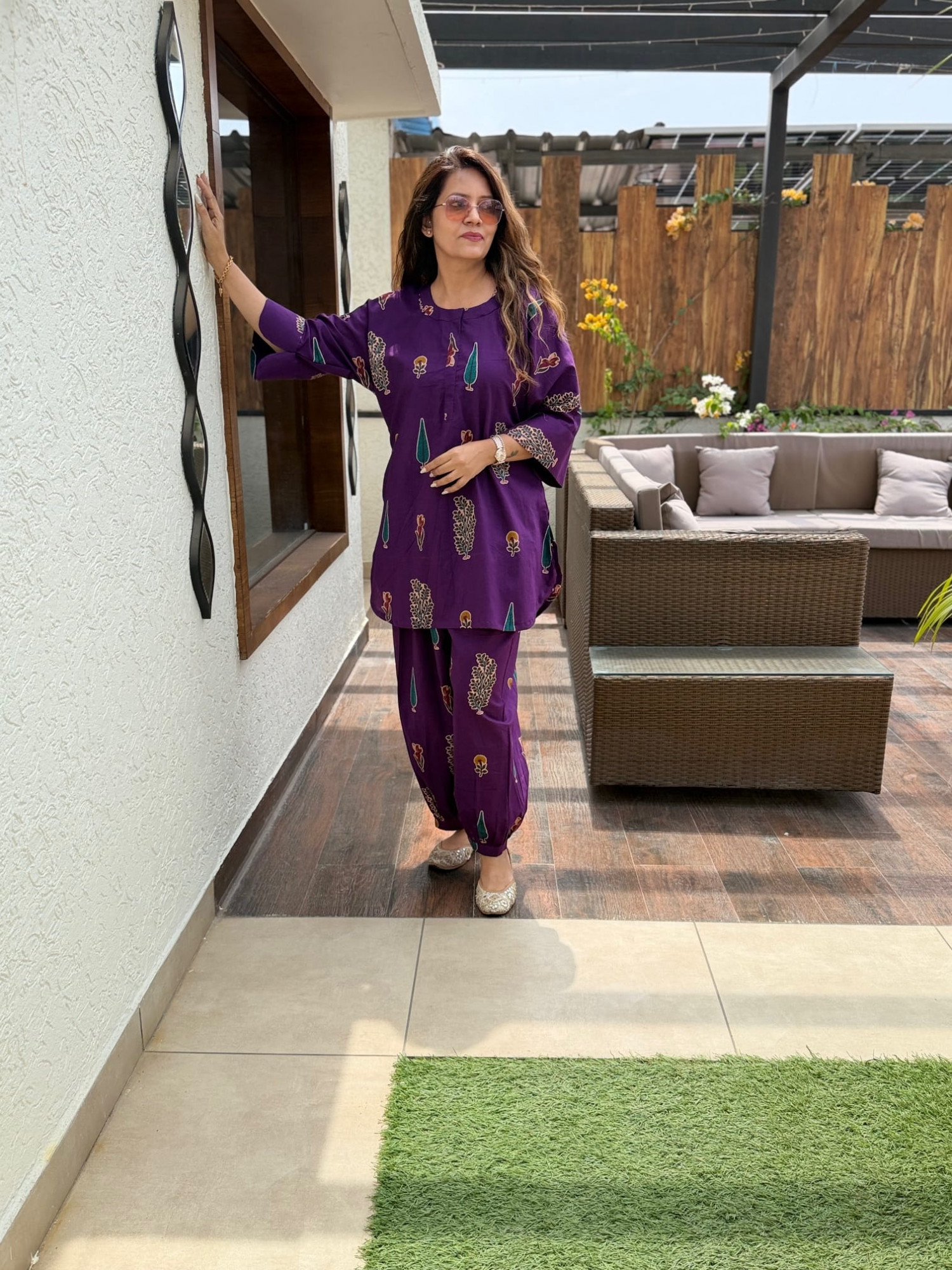 Meena Cotton Co-ord Set