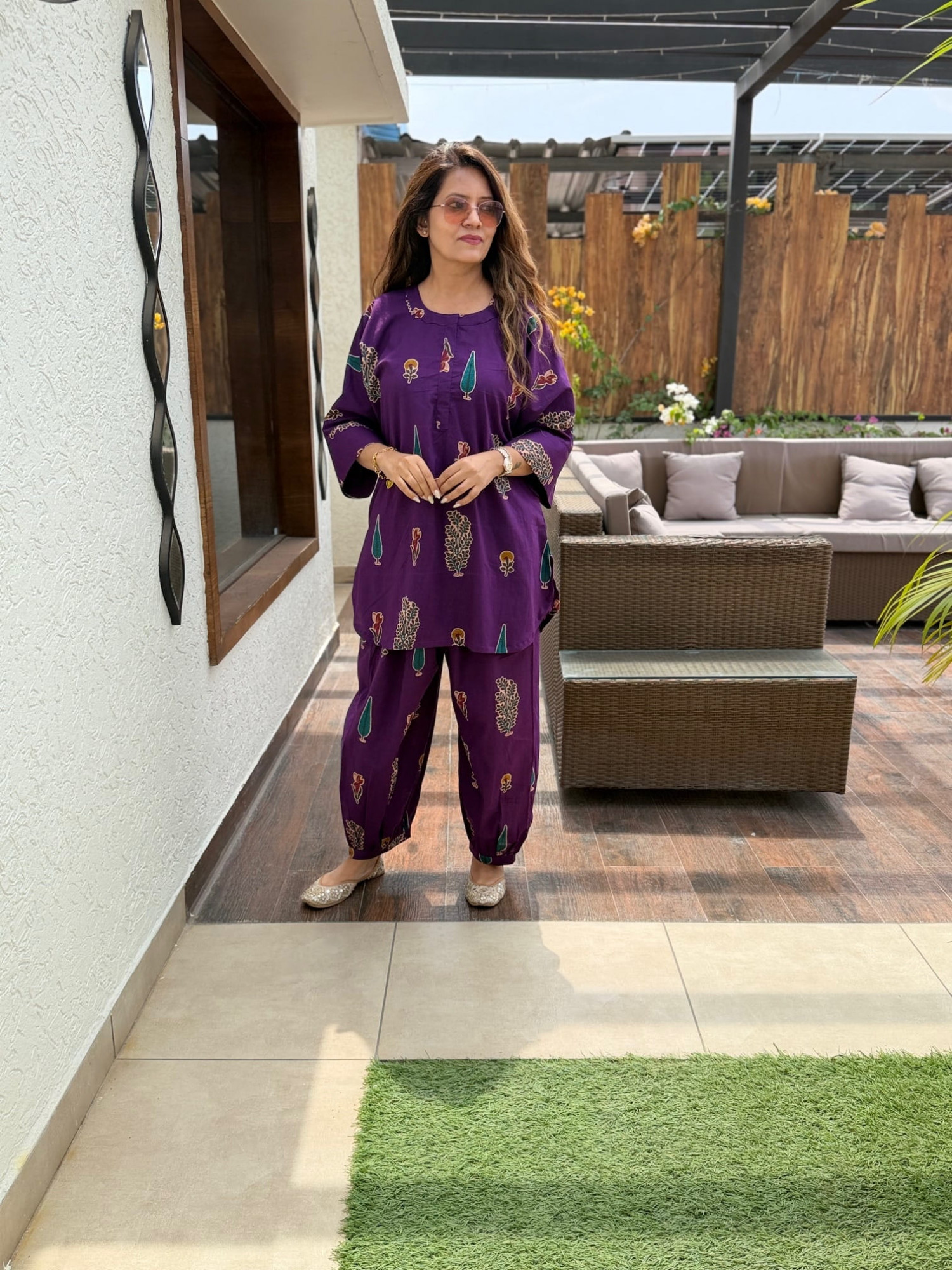 Meena Cotton Co-ord Set