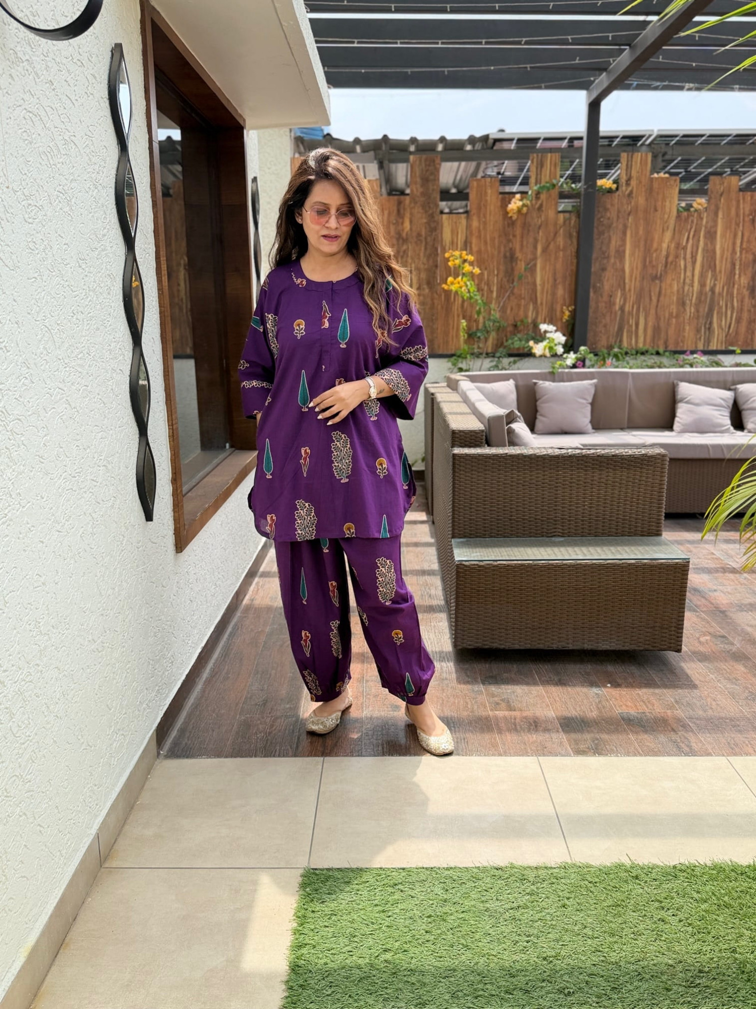 Meena Cotton Co-ord Set