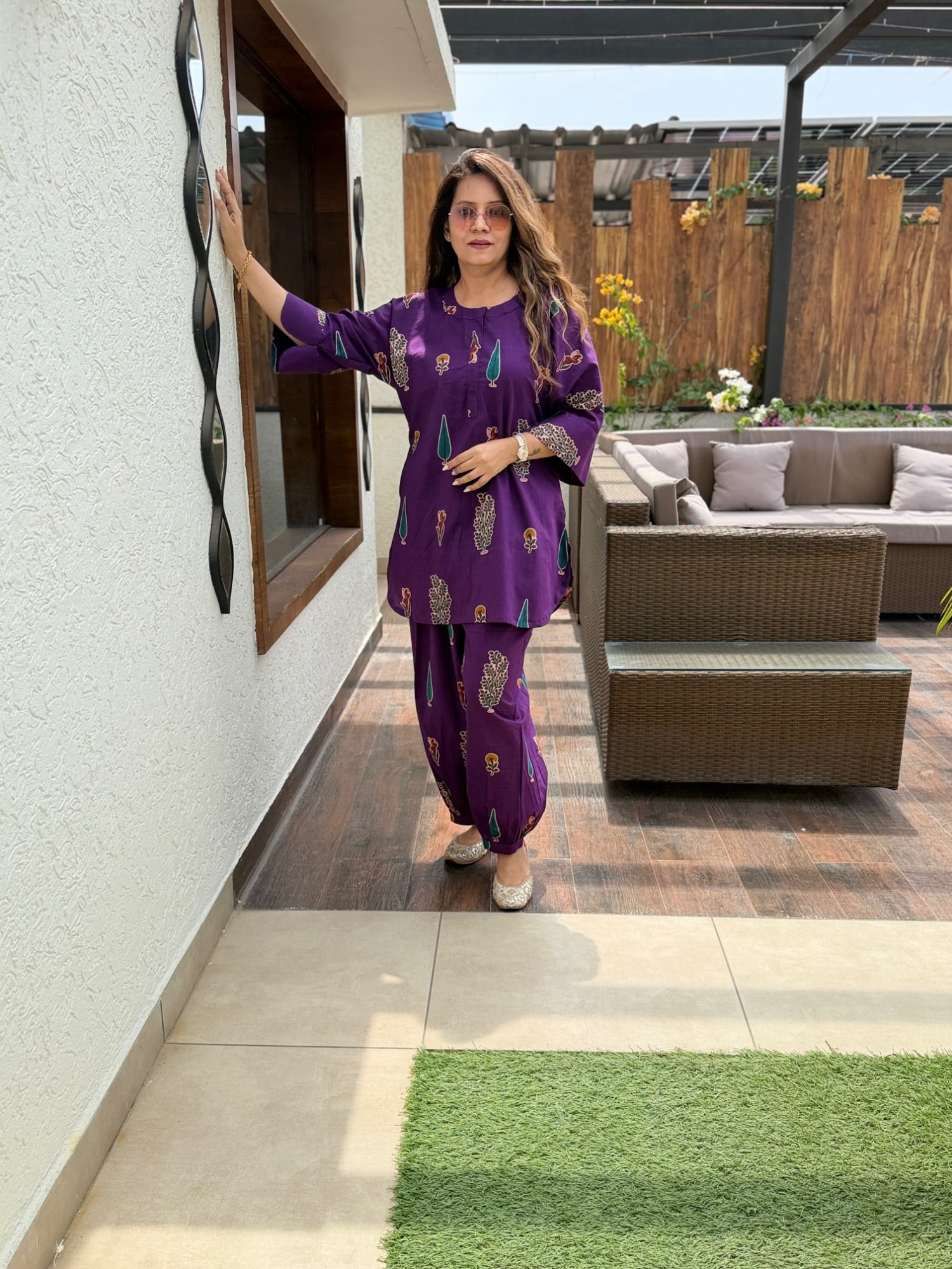 Meena Cotton Co-ord Set