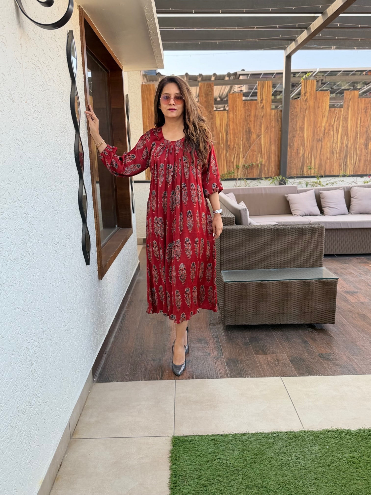 Zaara Modal Silk Dress