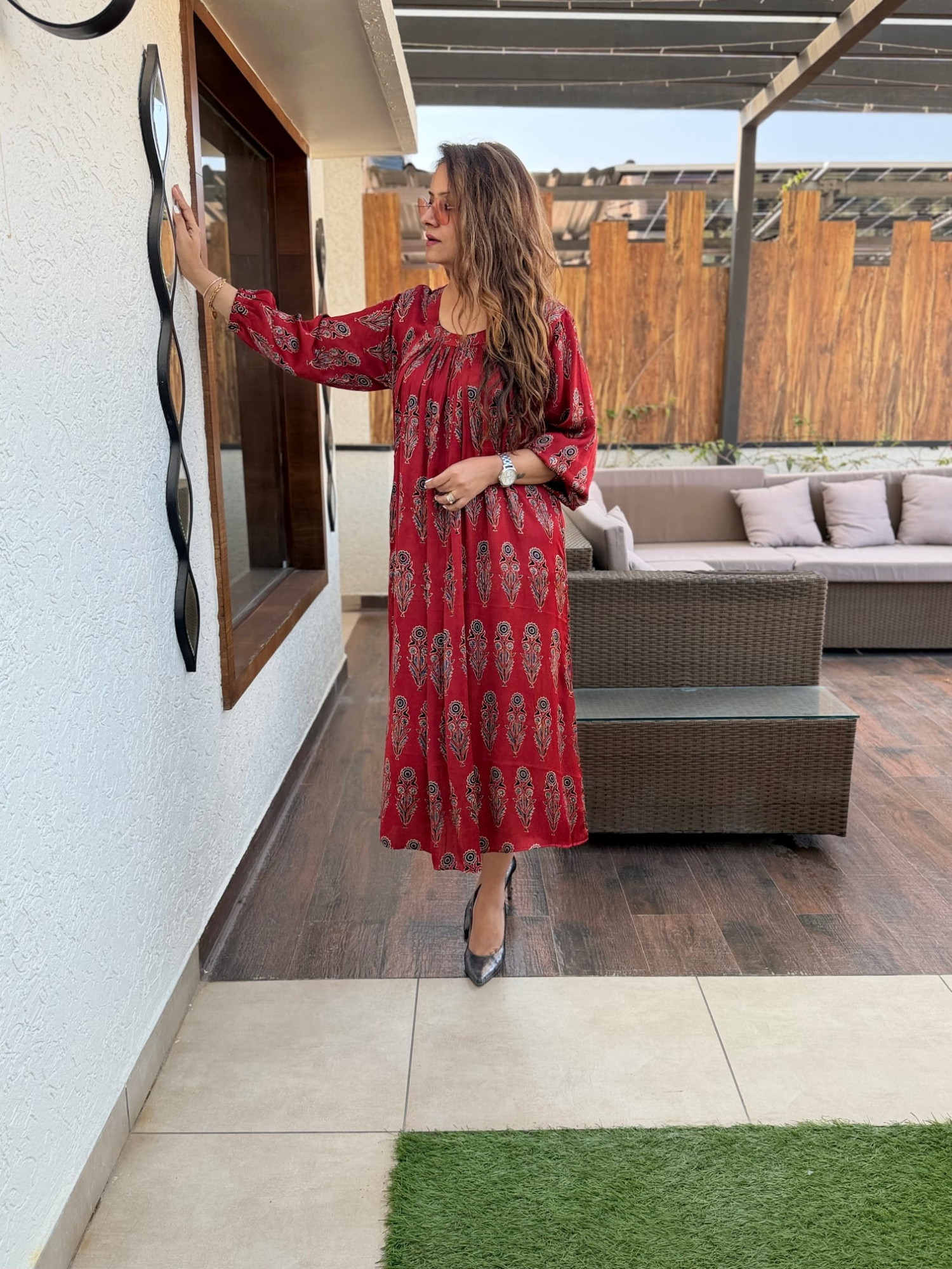 Zaara Modal Silk Dress