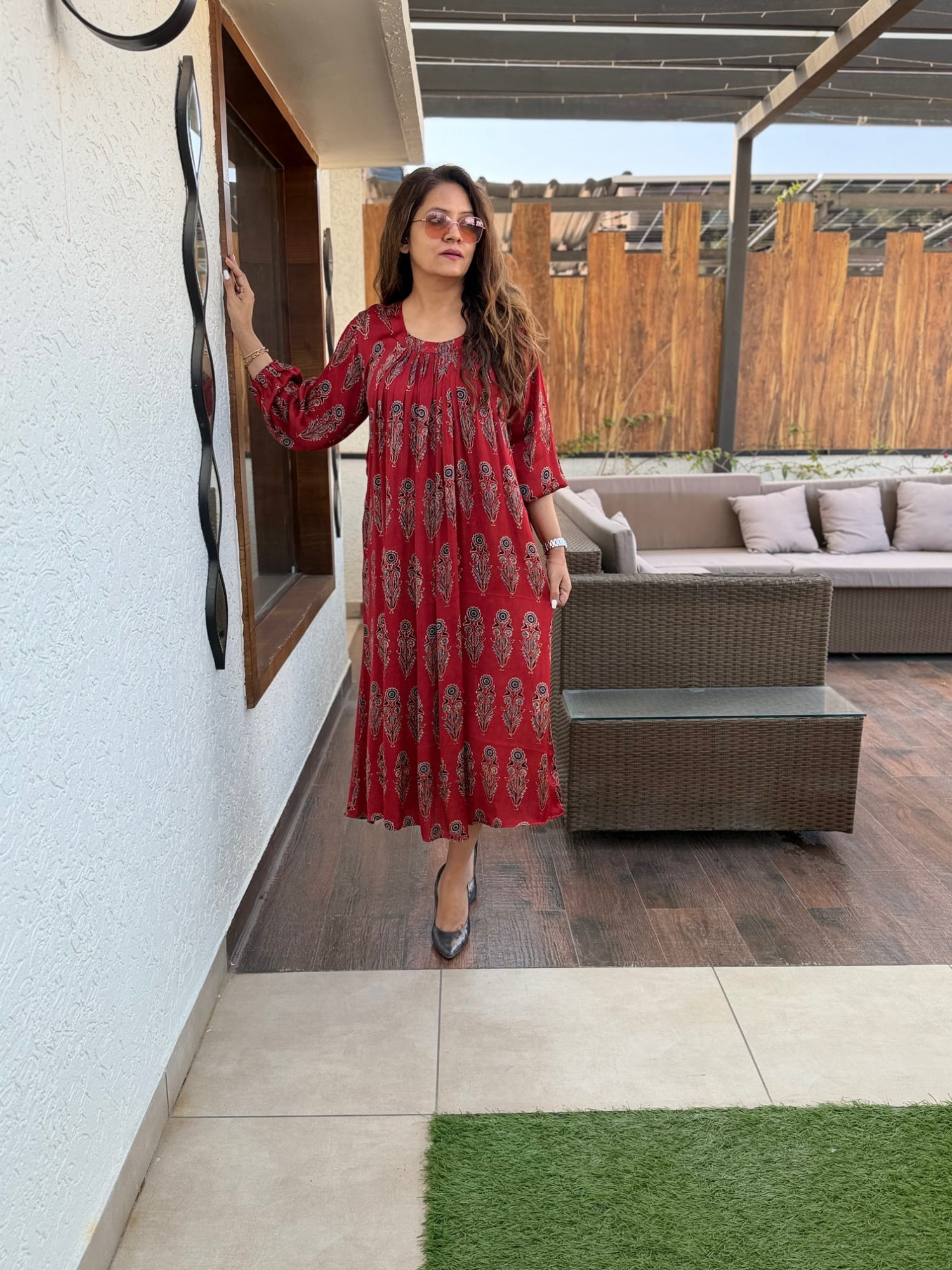 Zaara Modal Silk Dress