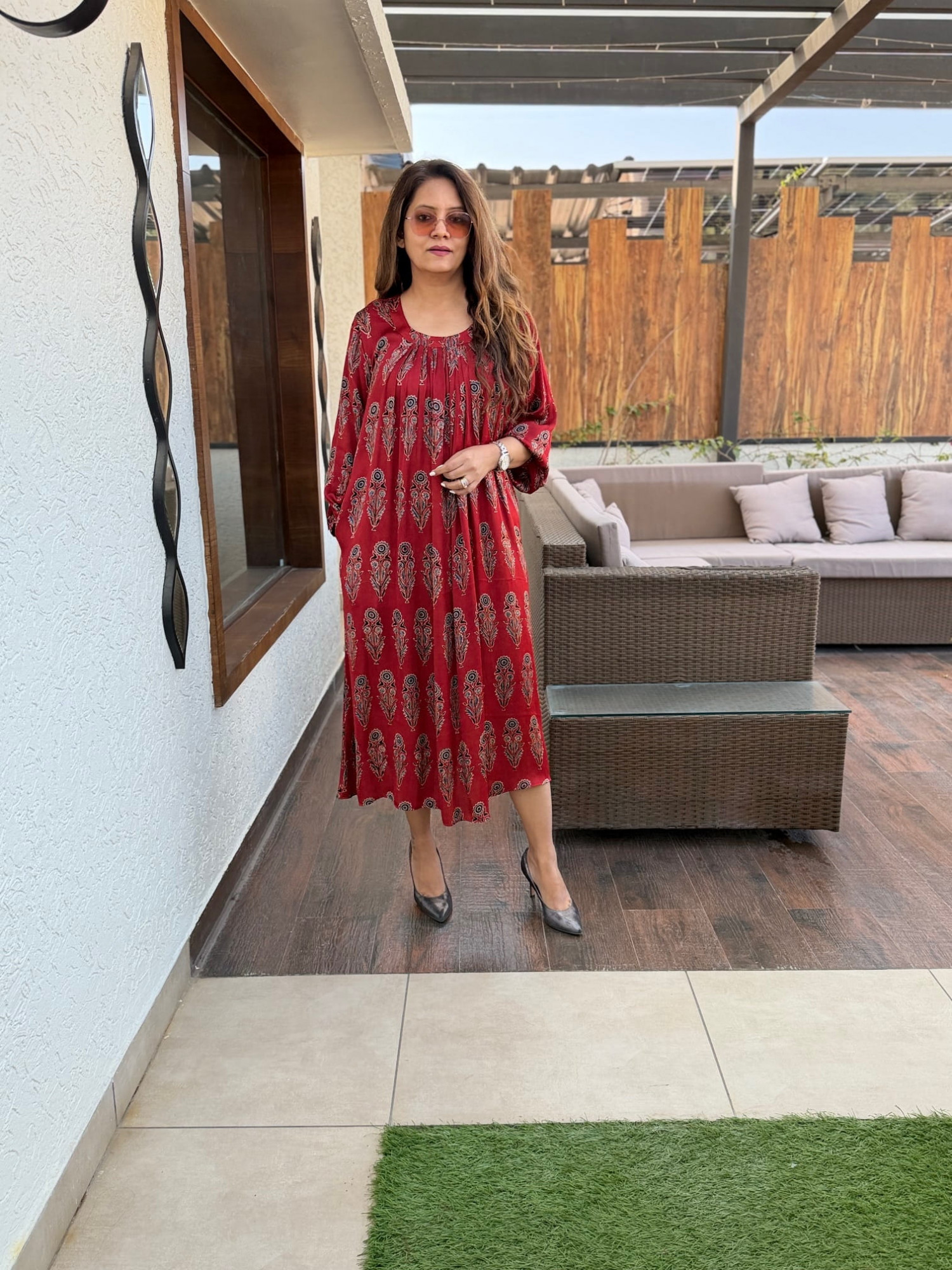 Zaara Modal Silk Dress