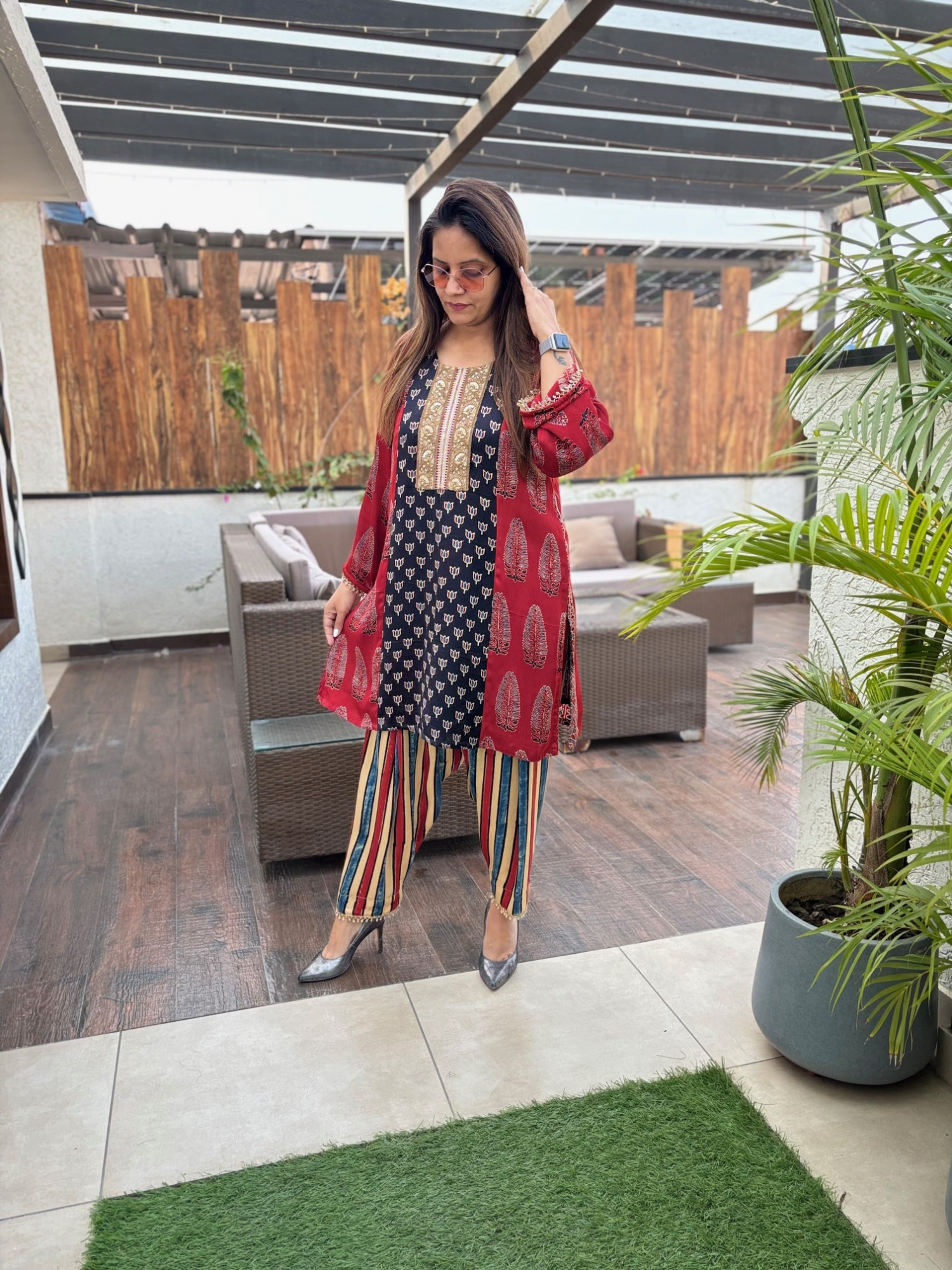 Ruhani Modal Silk Suit