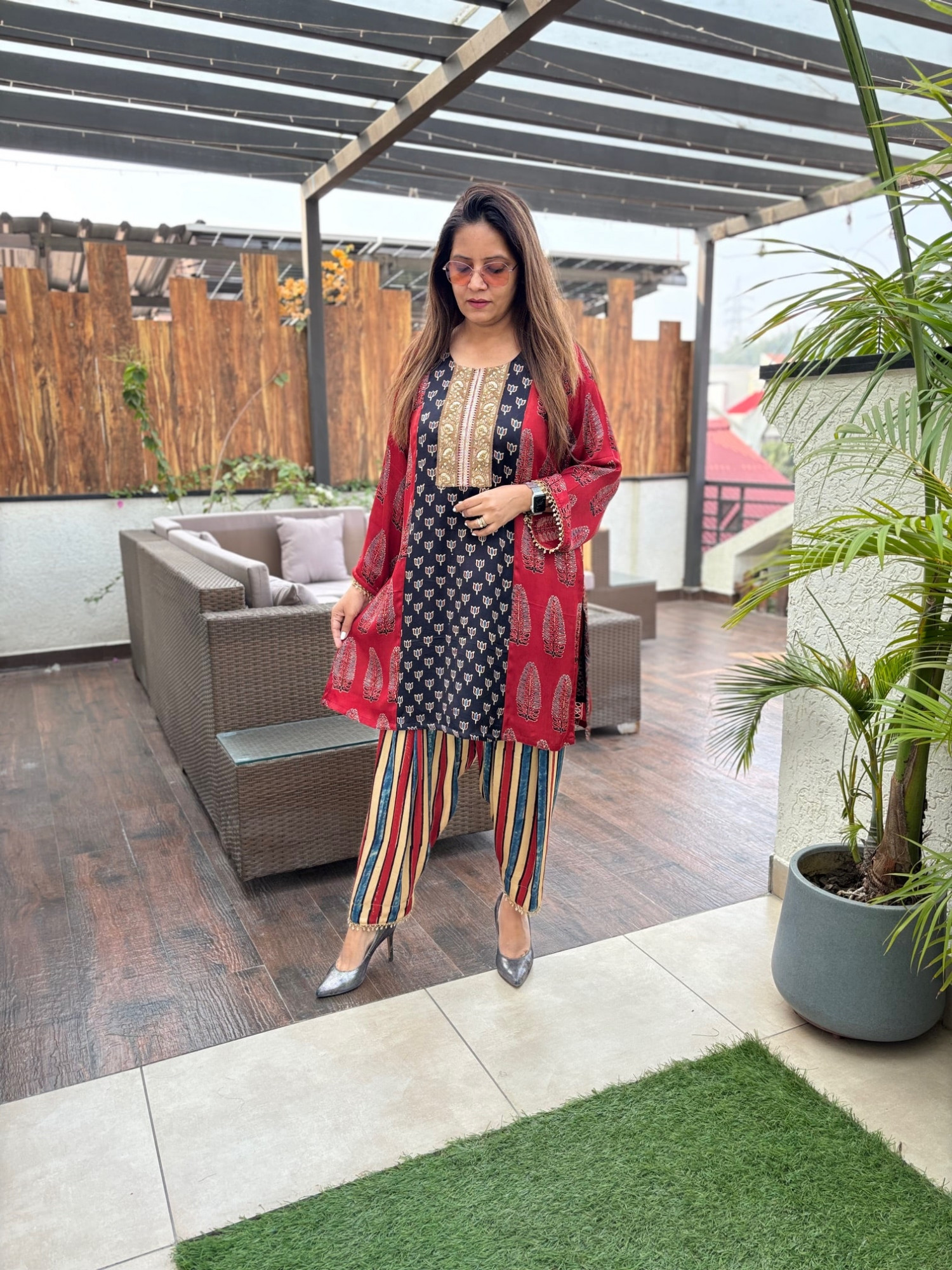 Ruhani Modal Silk Suit