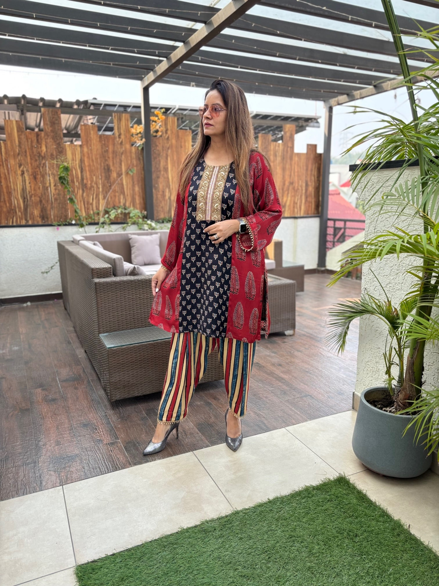 Ruhani Modal Silk Suit