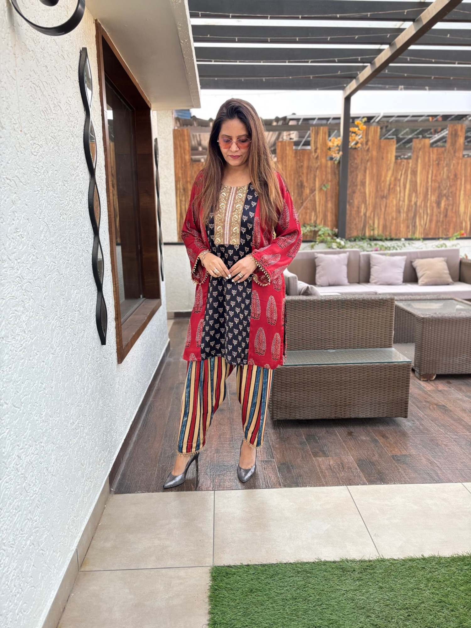 Ruhani Modal Silk Suit