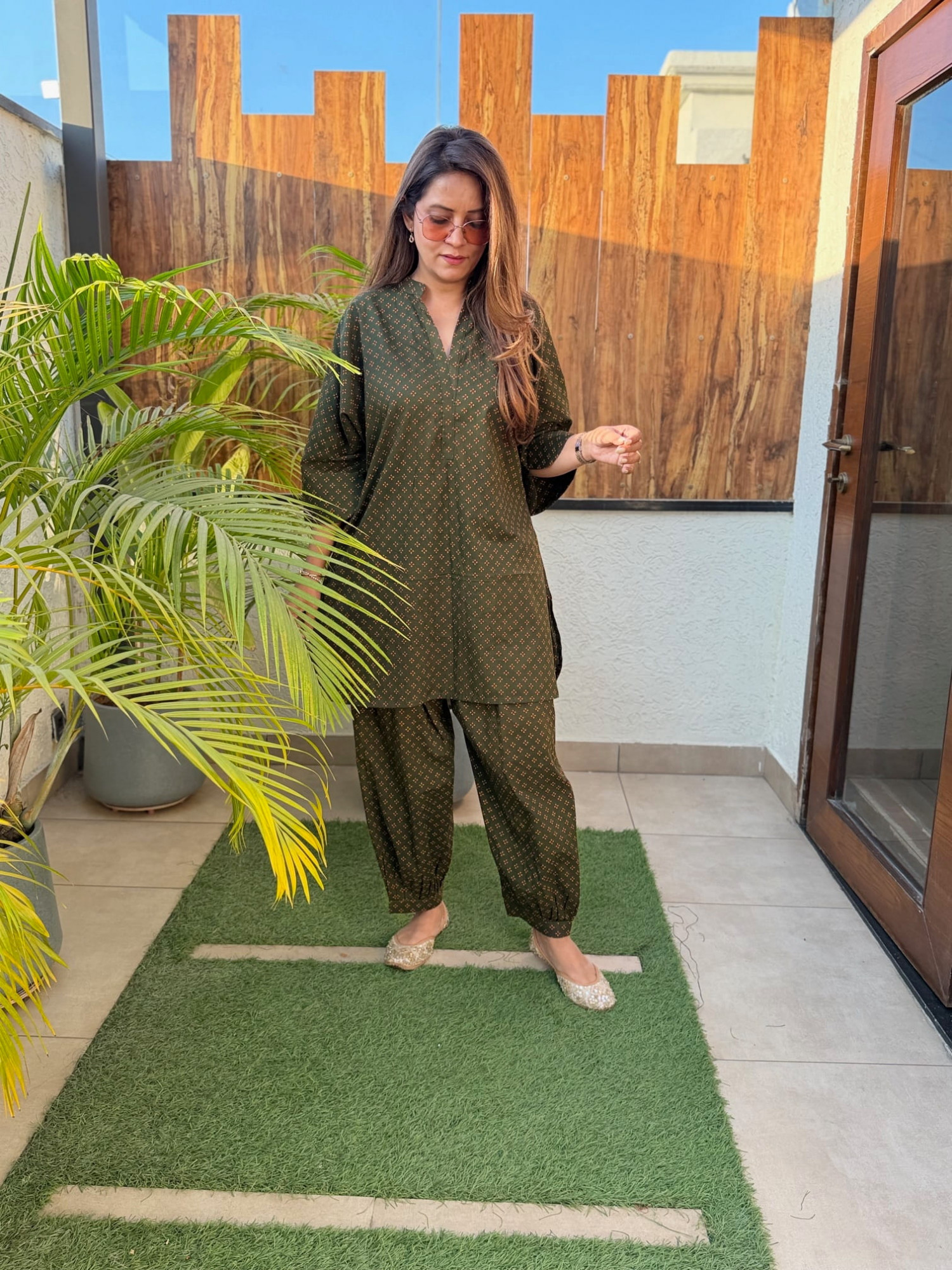 Manju Cotton Co-ord Set