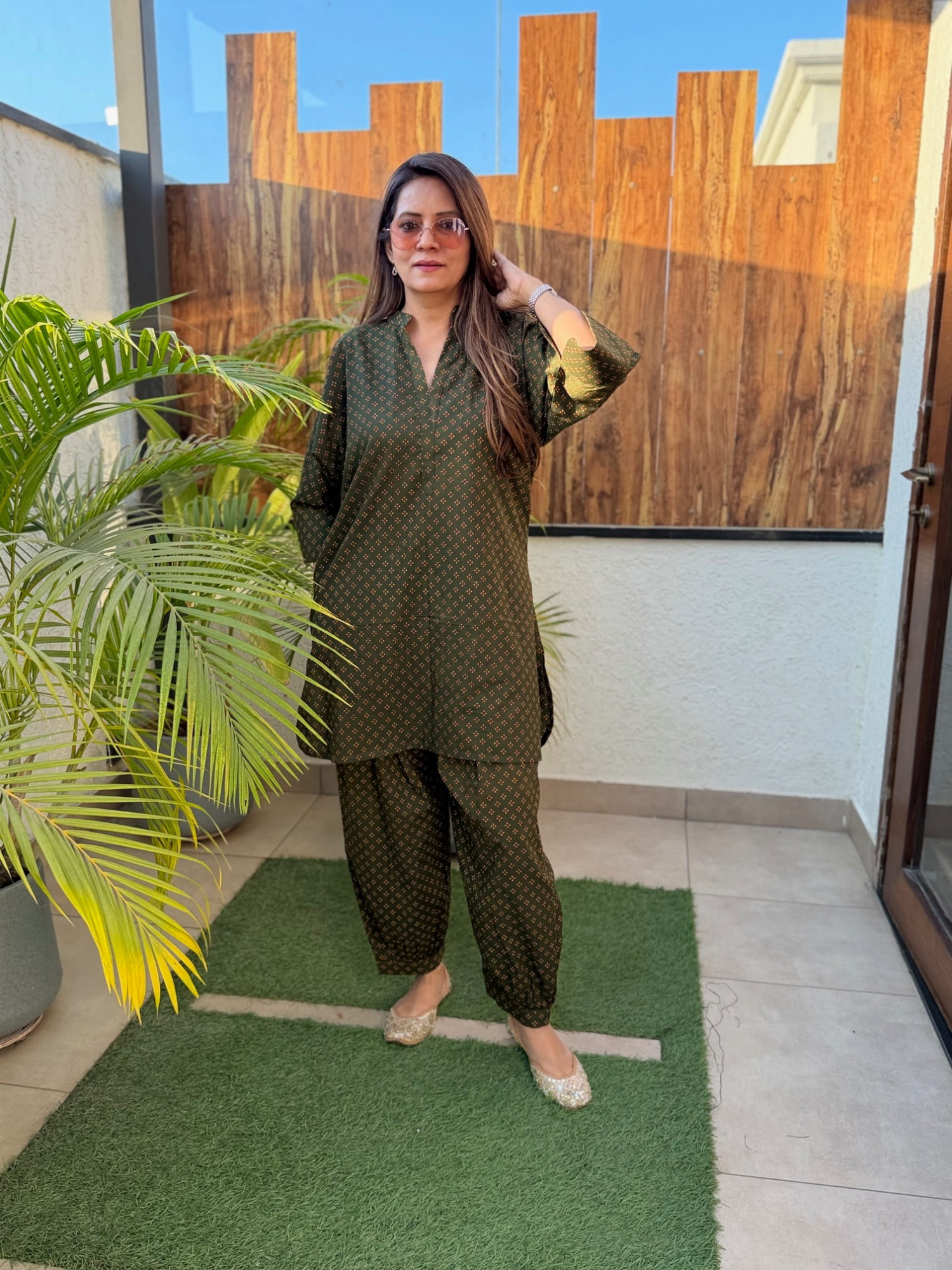 Manju Cotton Co-ord Set