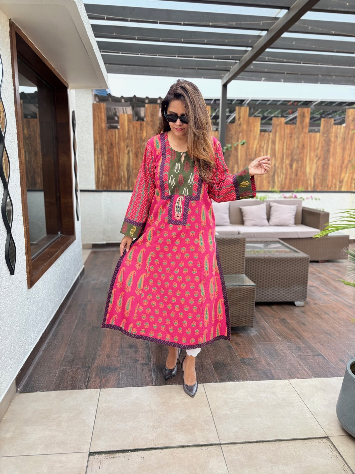 Gulmohar Cotton Kurta