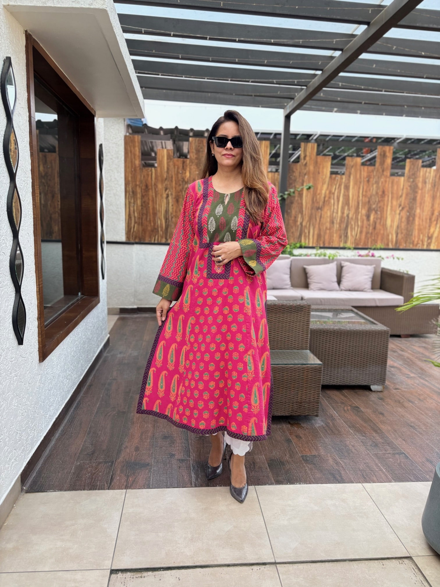 Gulmohar Cotton Kurta