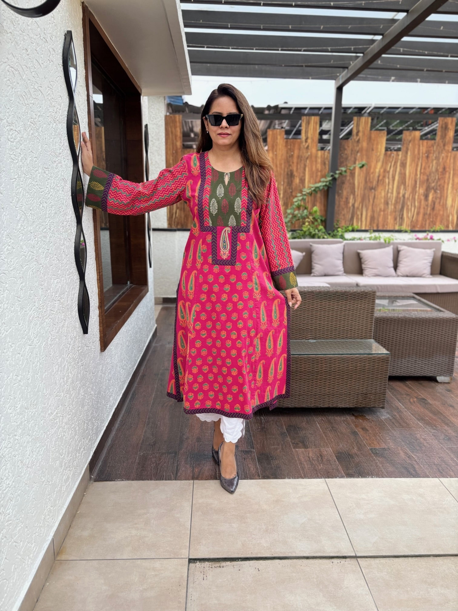 Gulmohar Cotton Kurta