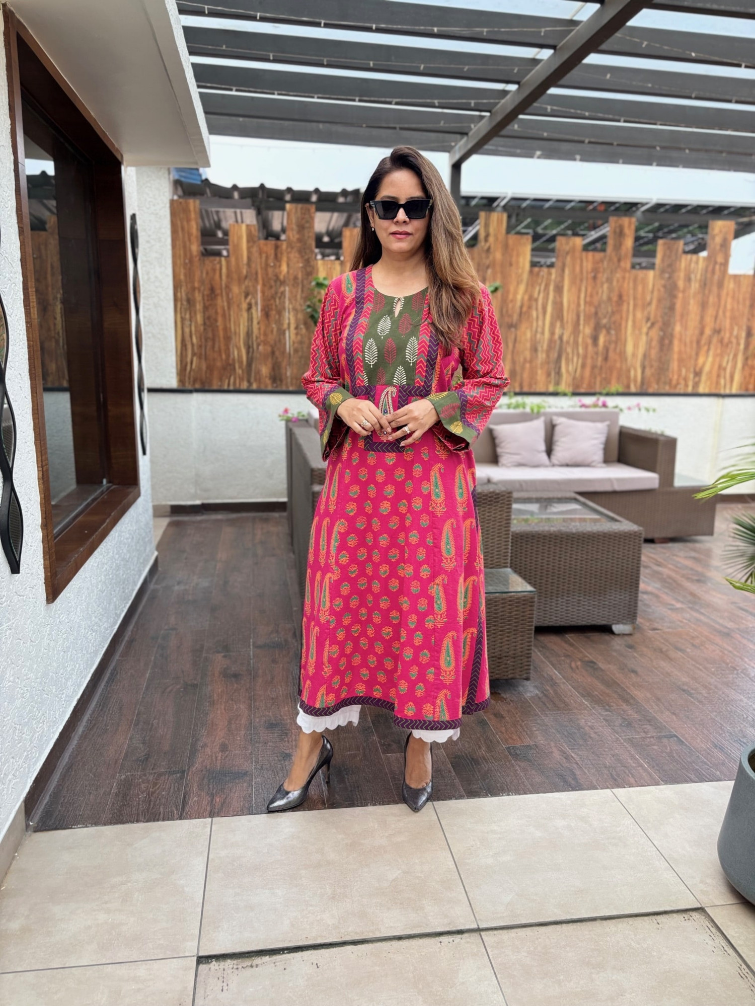 Gulmohar Cotton Kurta