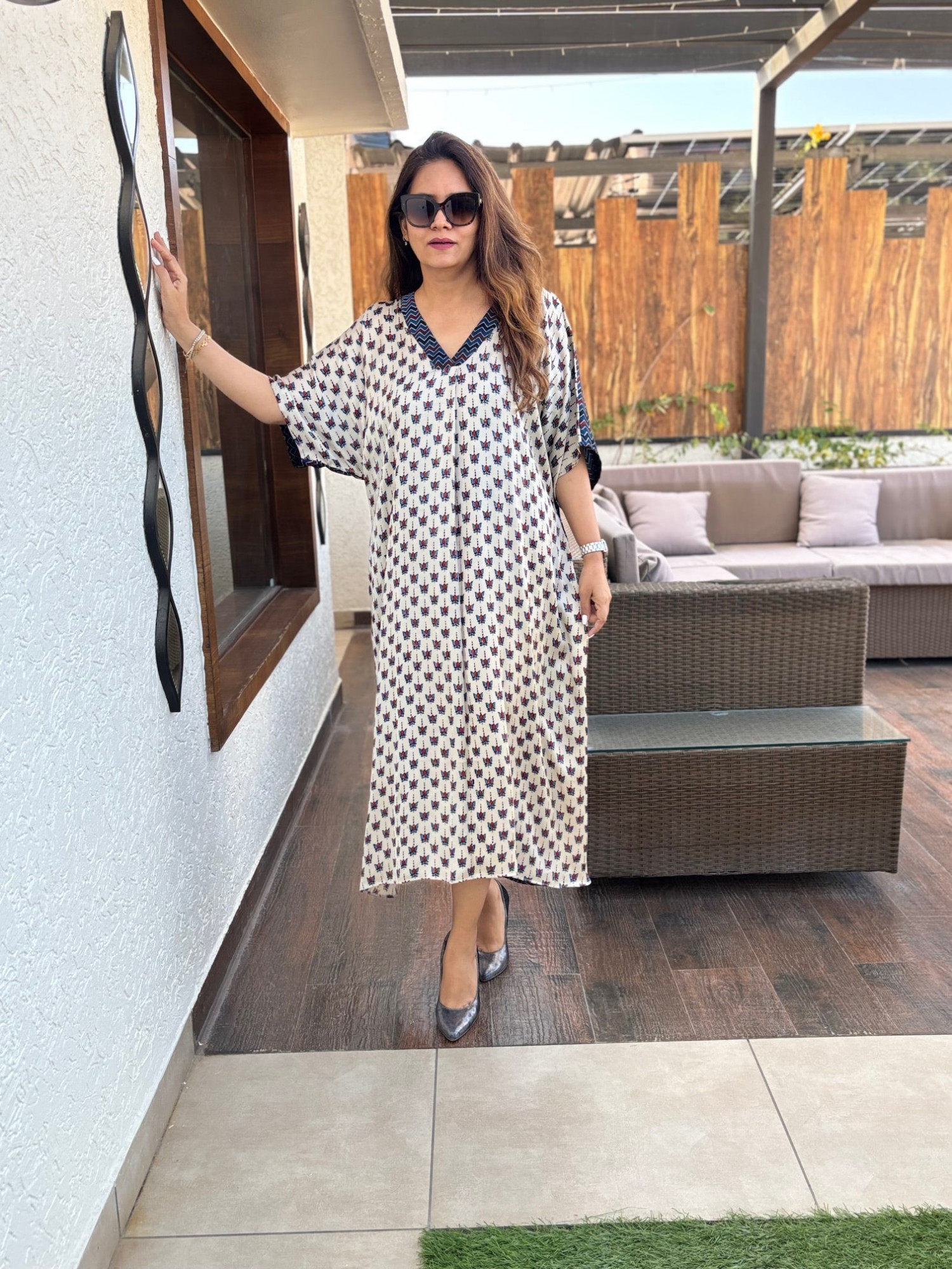 Sanjh Modal Silk Dress