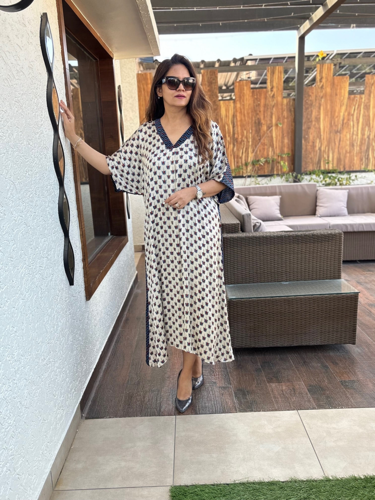 Sanjh Modal Silk Dress