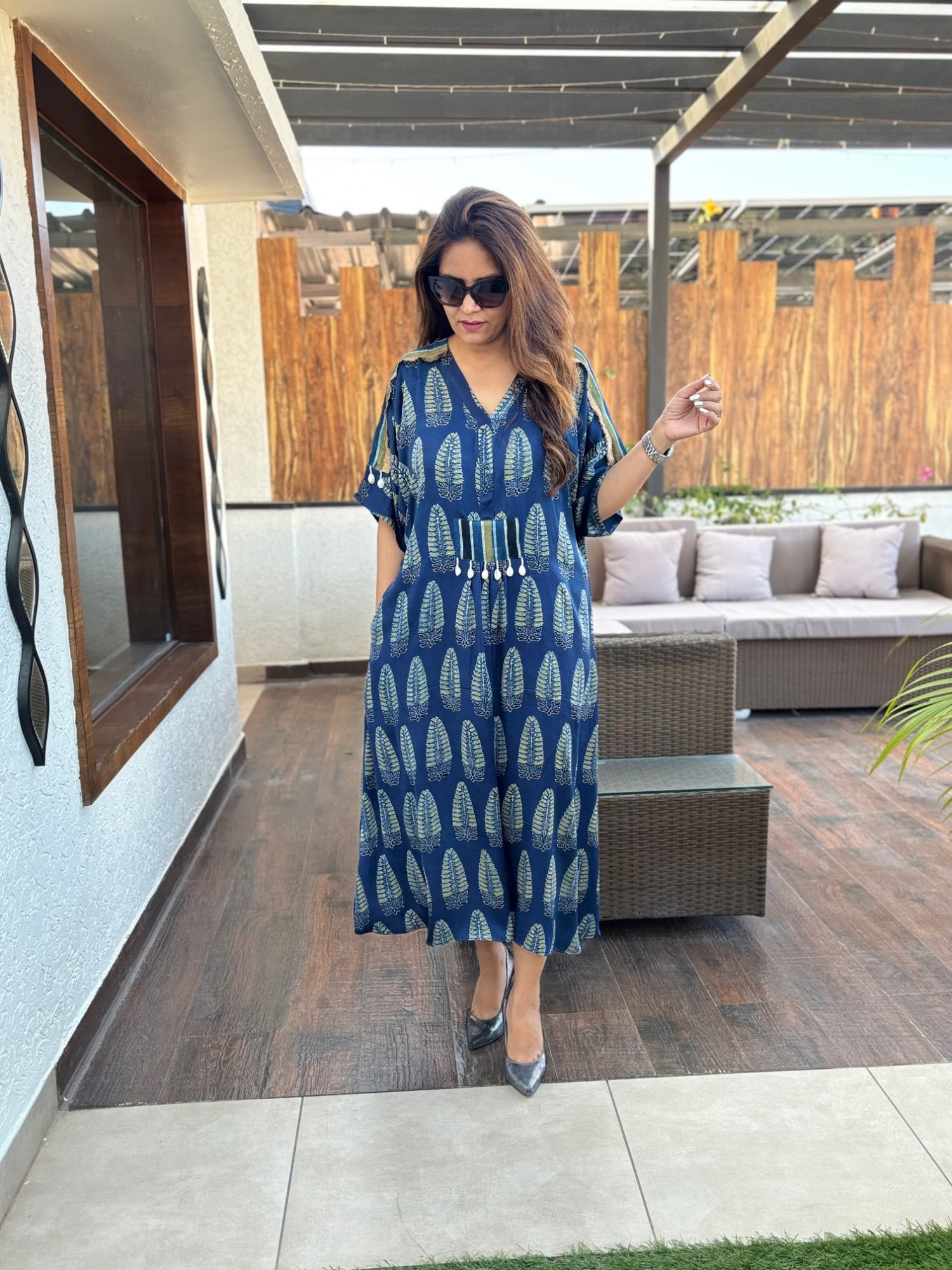 Riyana Modal Silk Dress