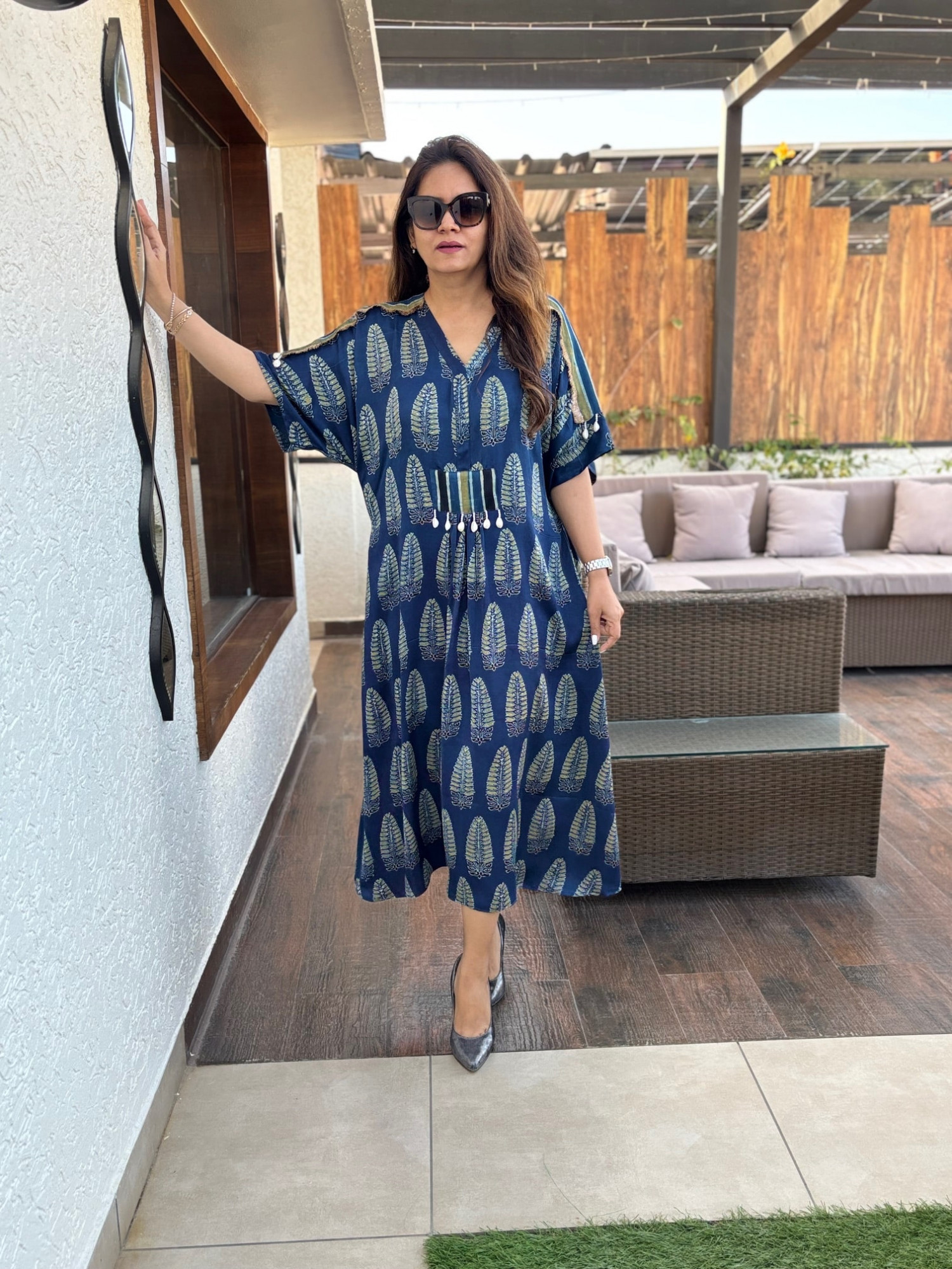 Riyana Modal Silk Dress