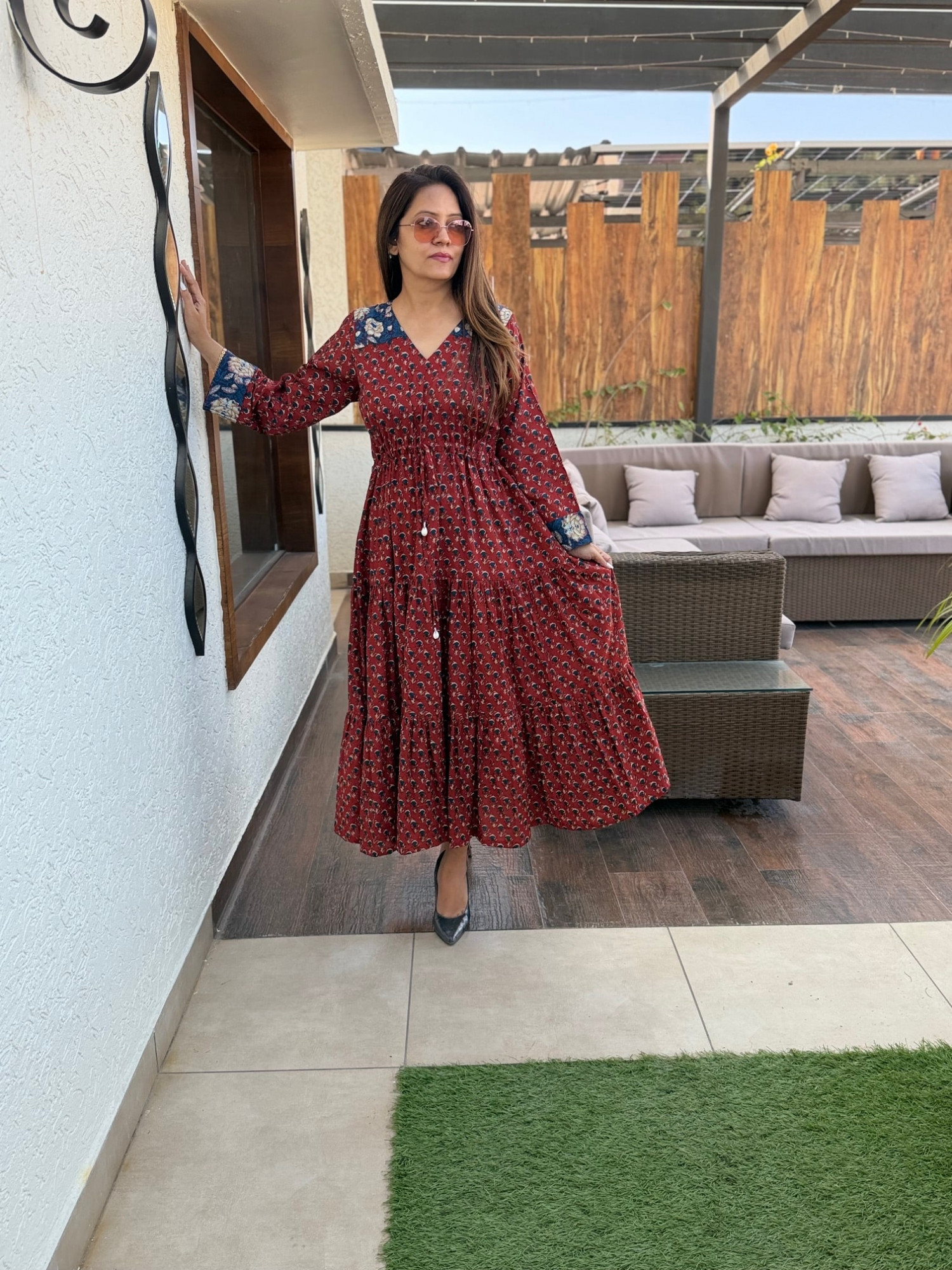 Vasudha Cotton Dress