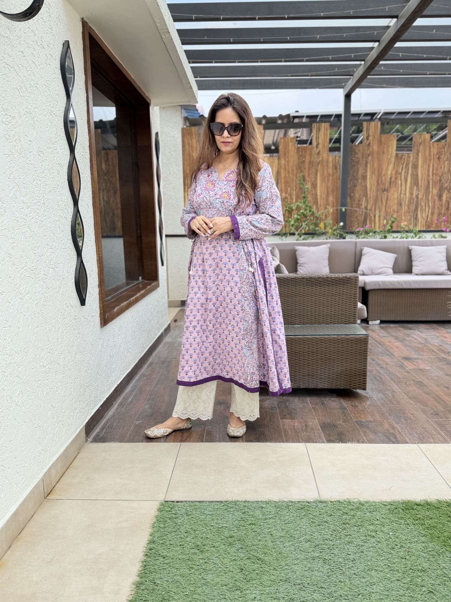Sanjh Cotton Anarkali