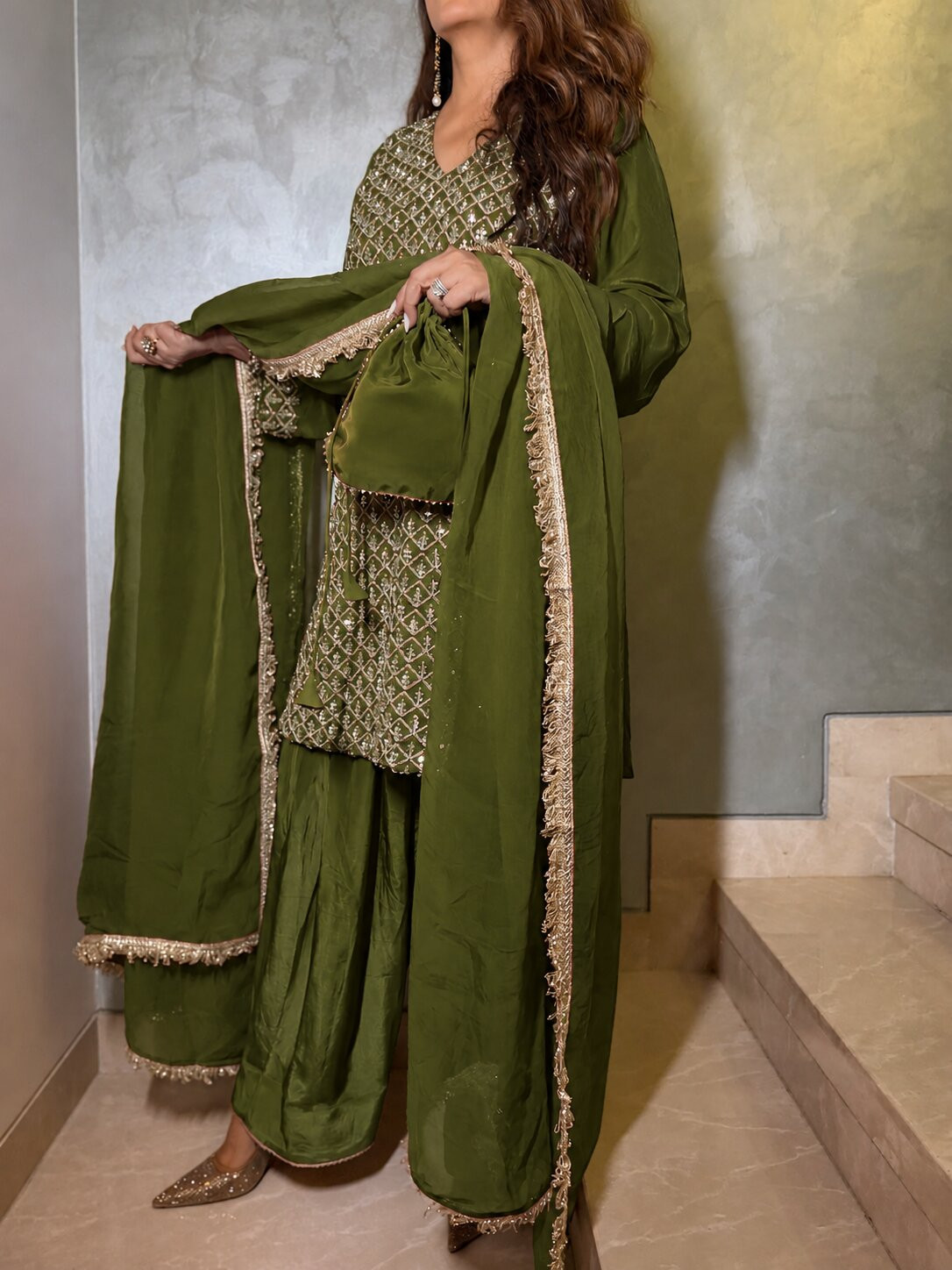 Shagun Silk Farshi Suit