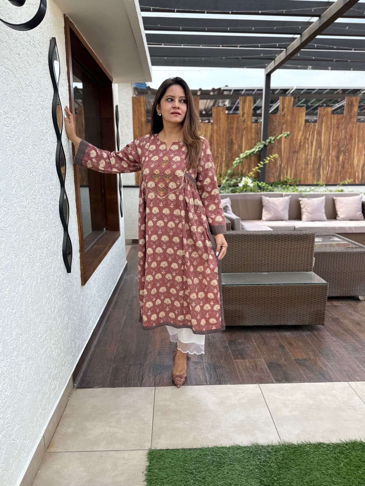 Ishara Cotton Kurta