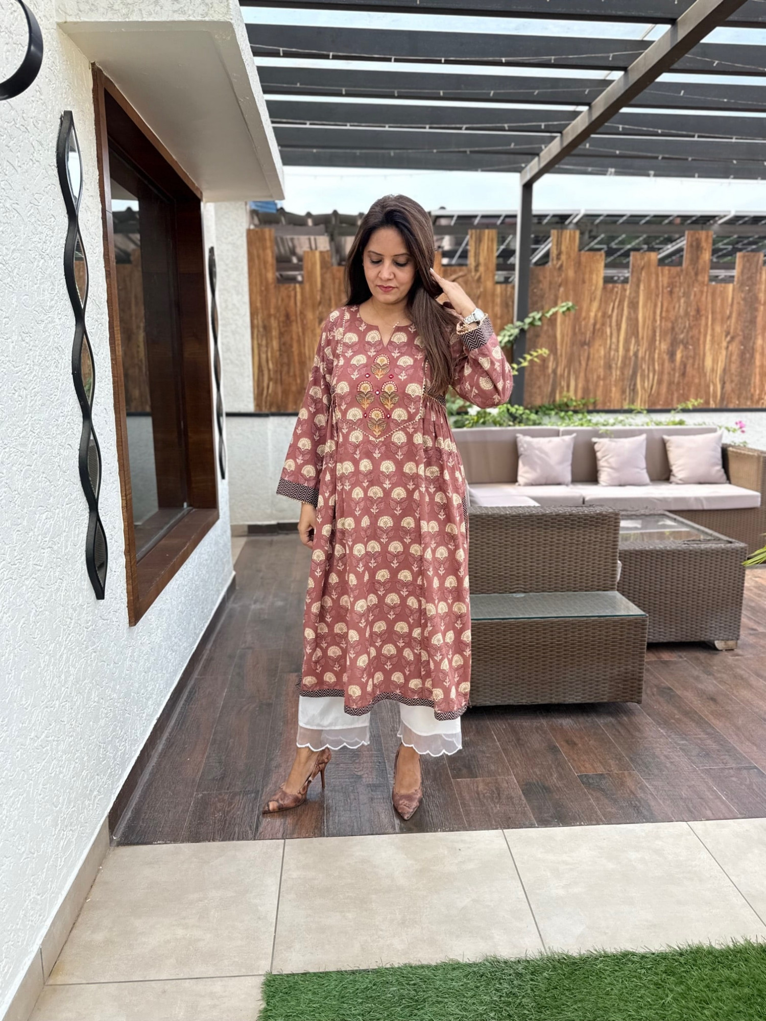 Ishara Cotton Kurta