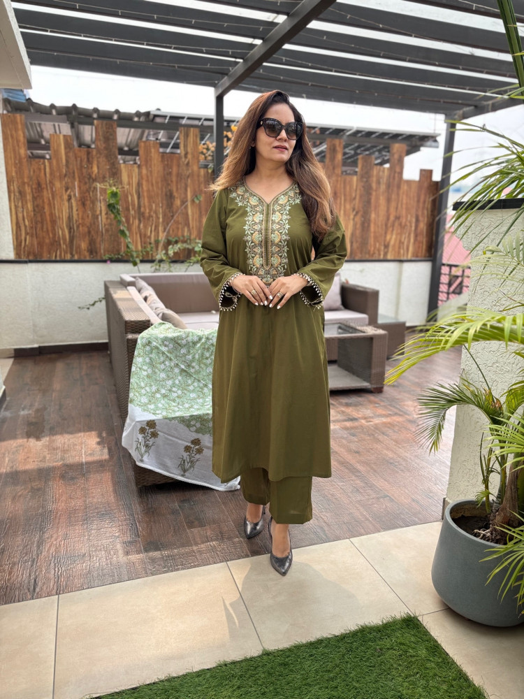 Image of Rangrez Cotton Suit