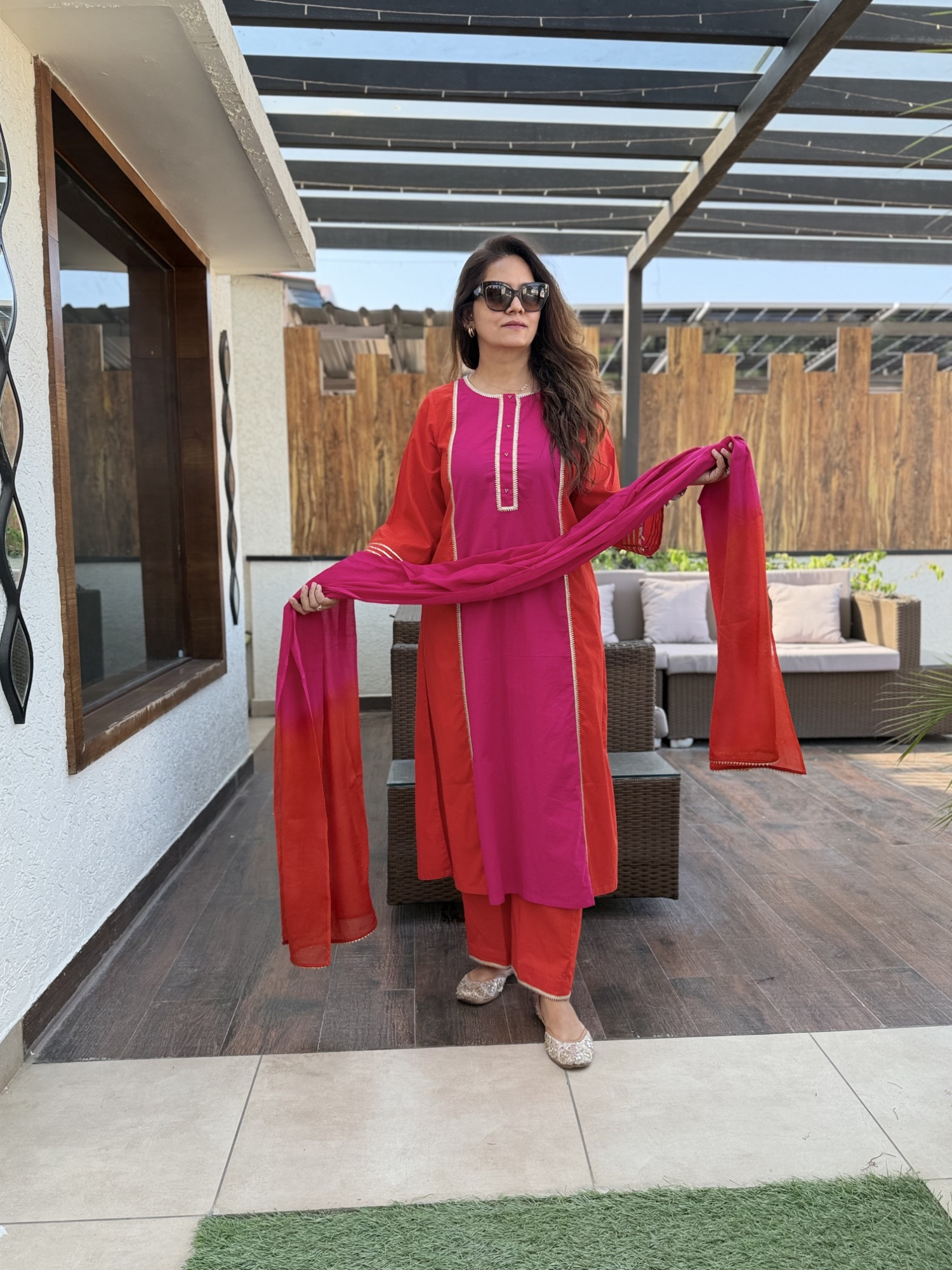 Sunset Petal Suit