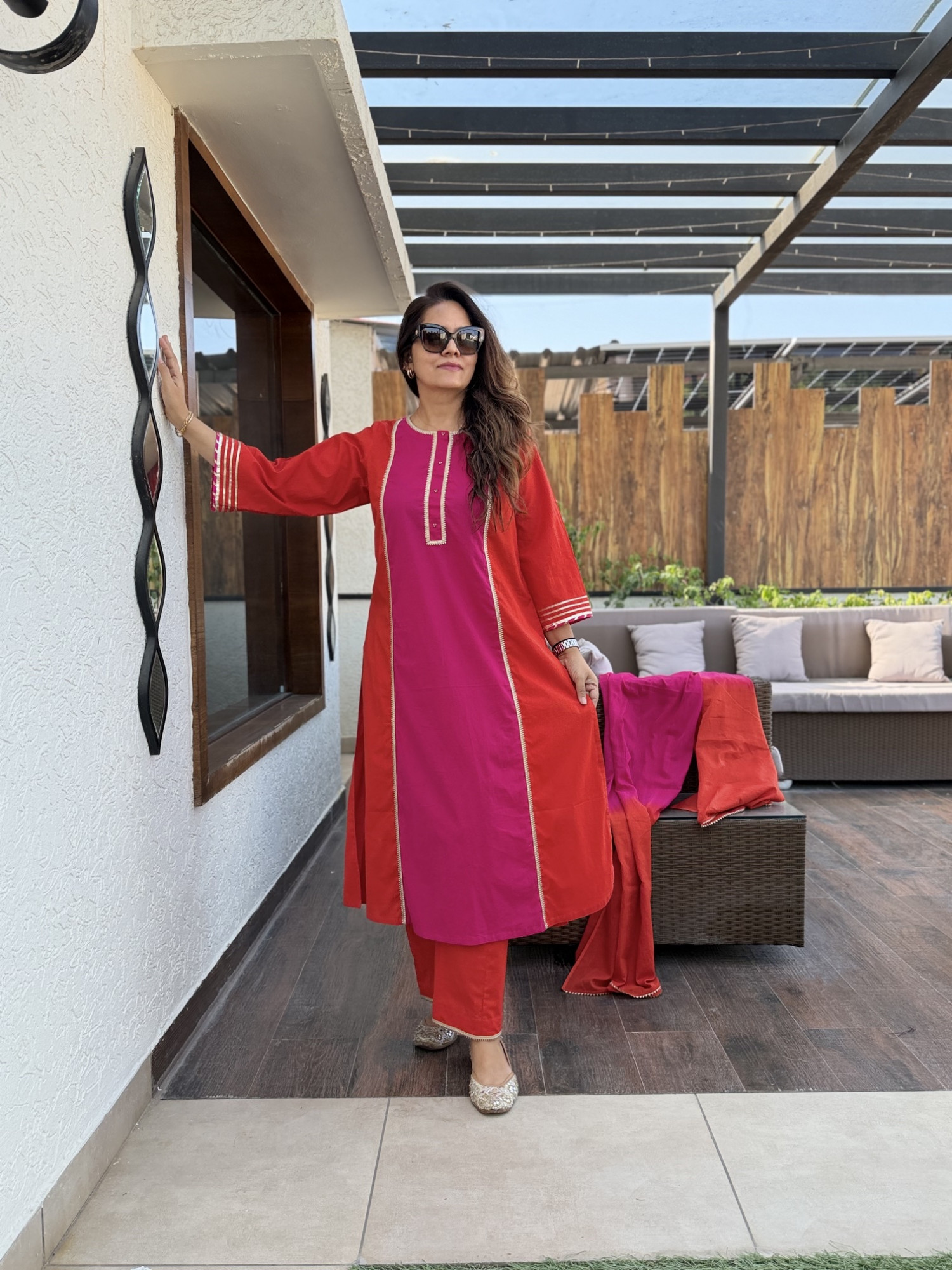 Sunset Petal Suit