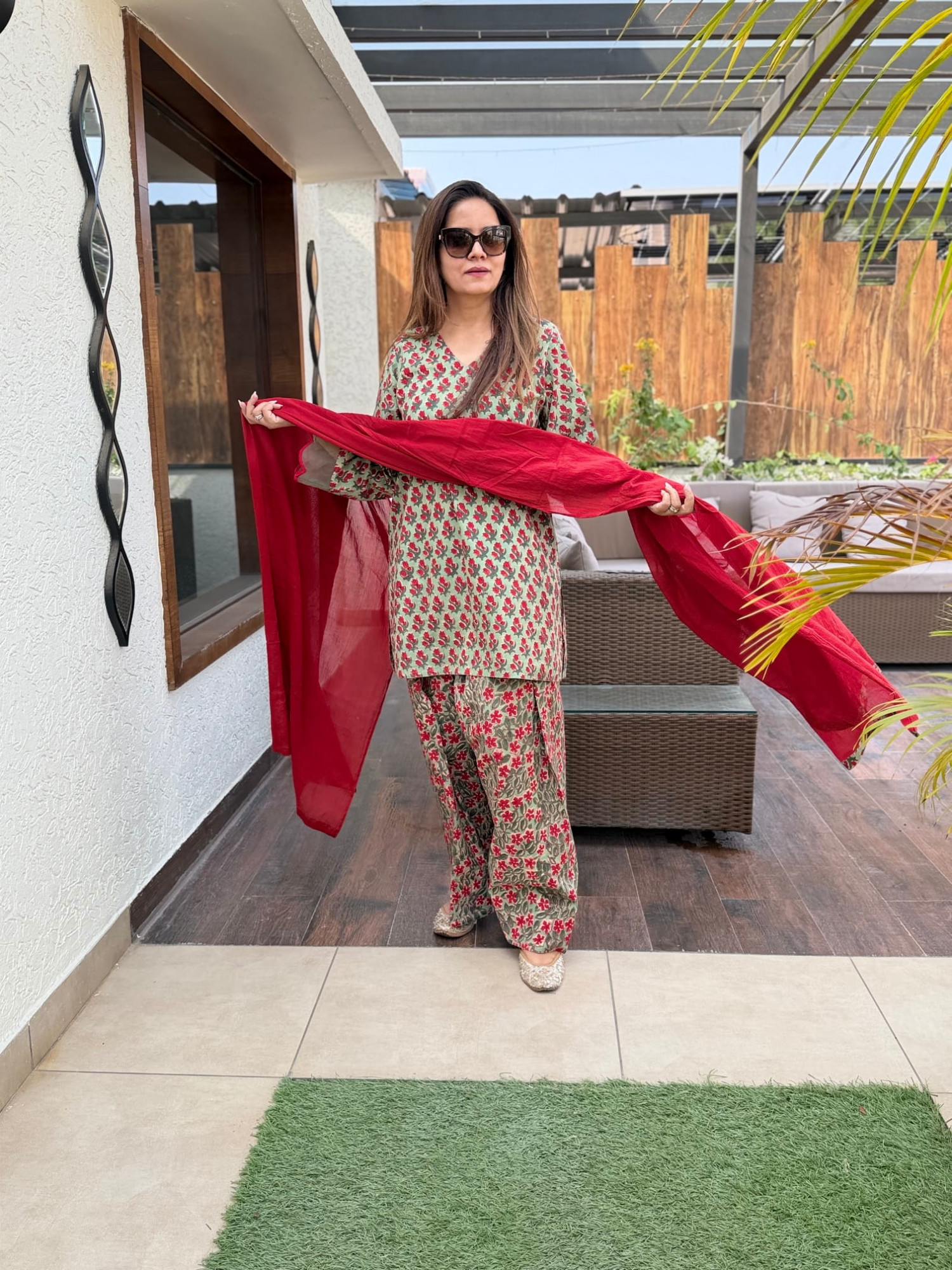 Ruby Cotton Suit