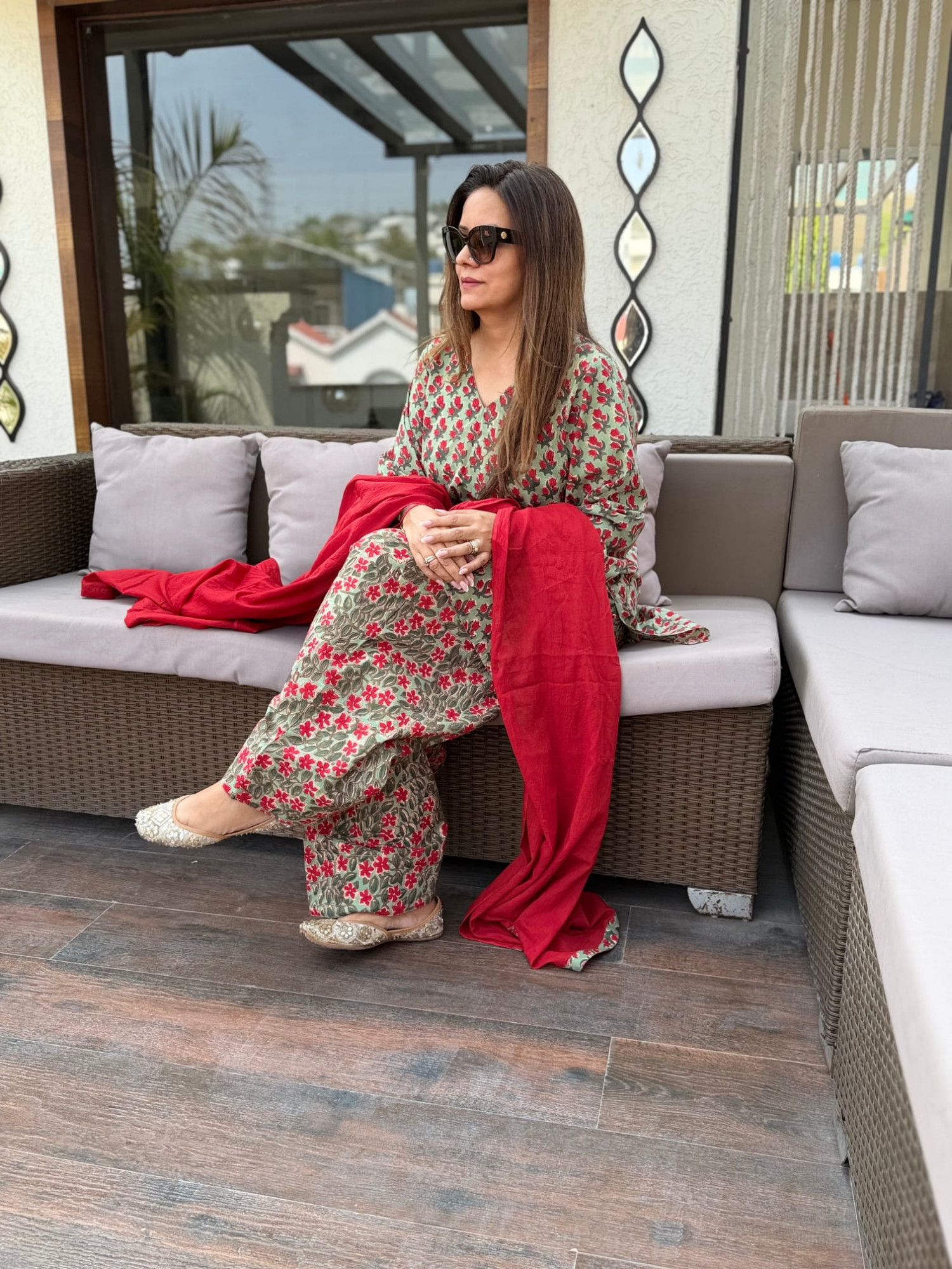 Ruby Cotton Suit