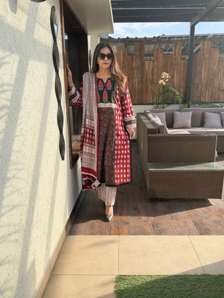 Image of Bagh Cotton Suit