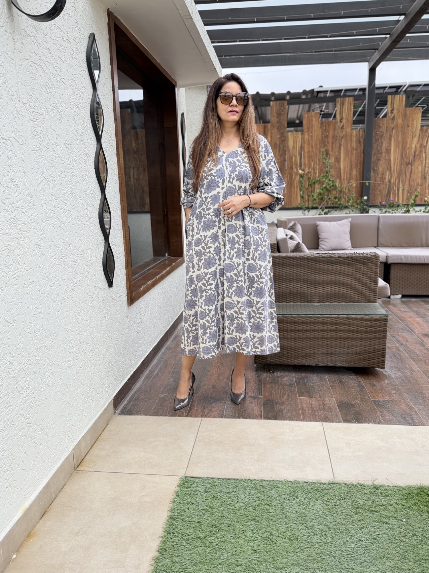Manjari Cotton Dress