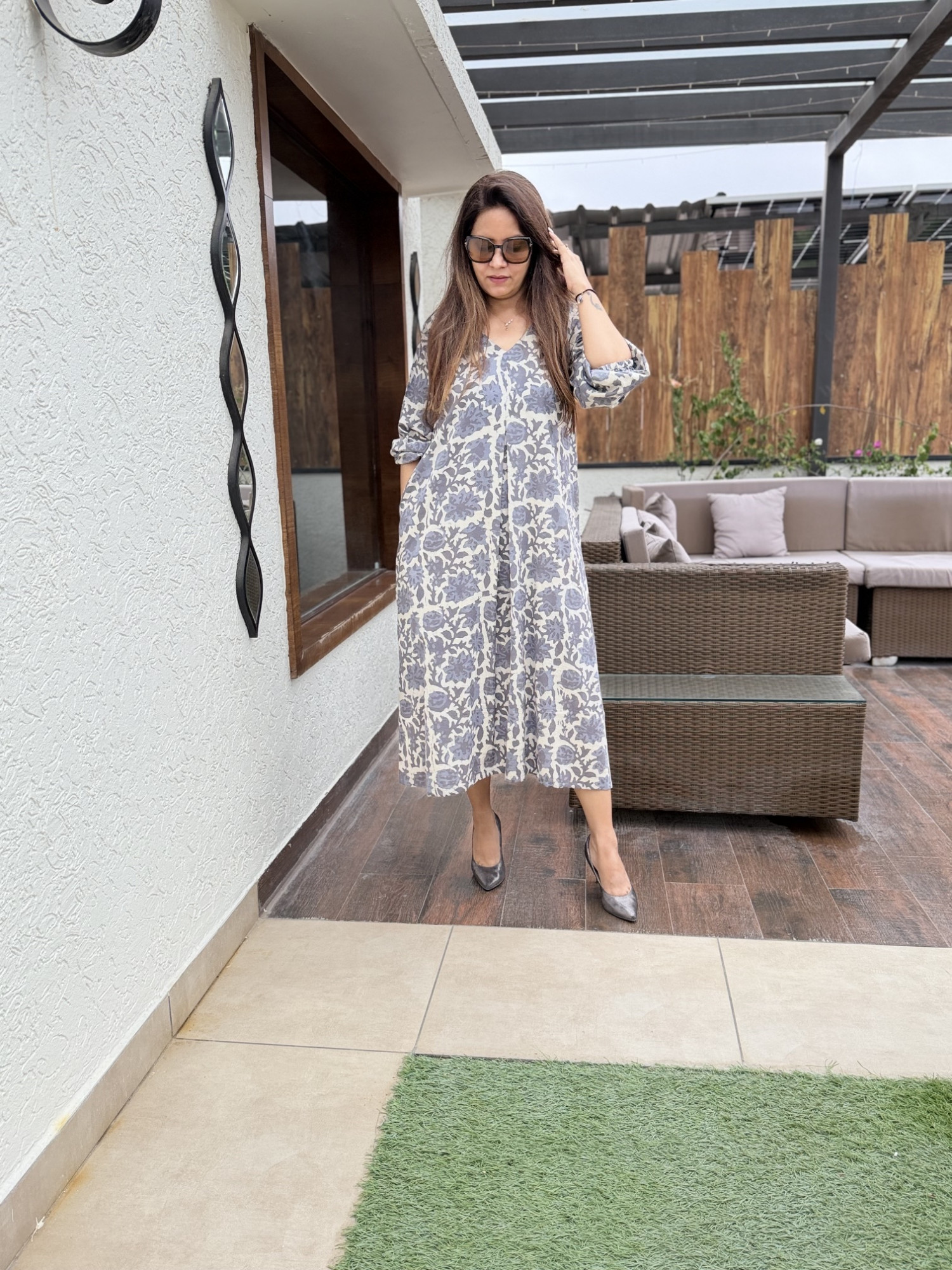 Manjari Cotton Dress