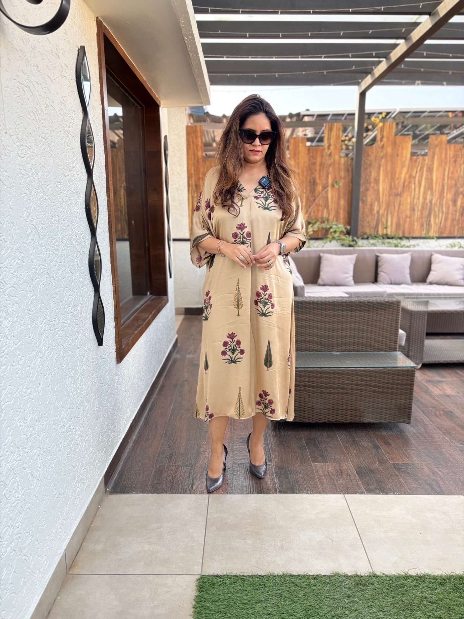 Anvika Modal Silk Dress