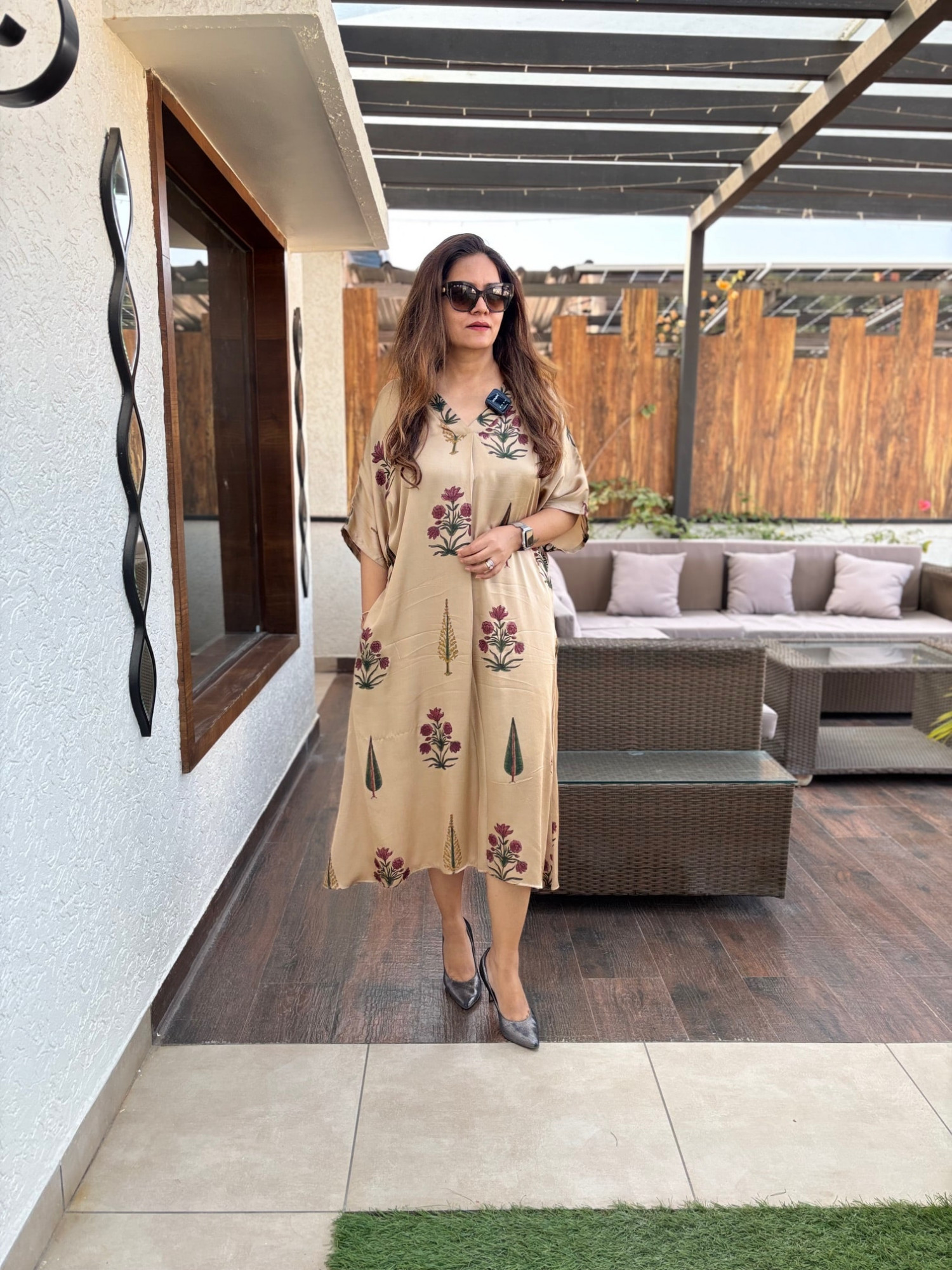 Anvika Modal Silk Dress