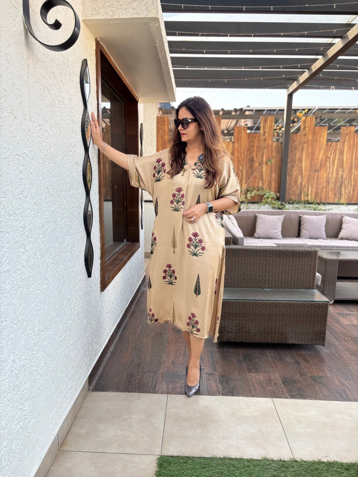 Anvika Modal Silk Dress