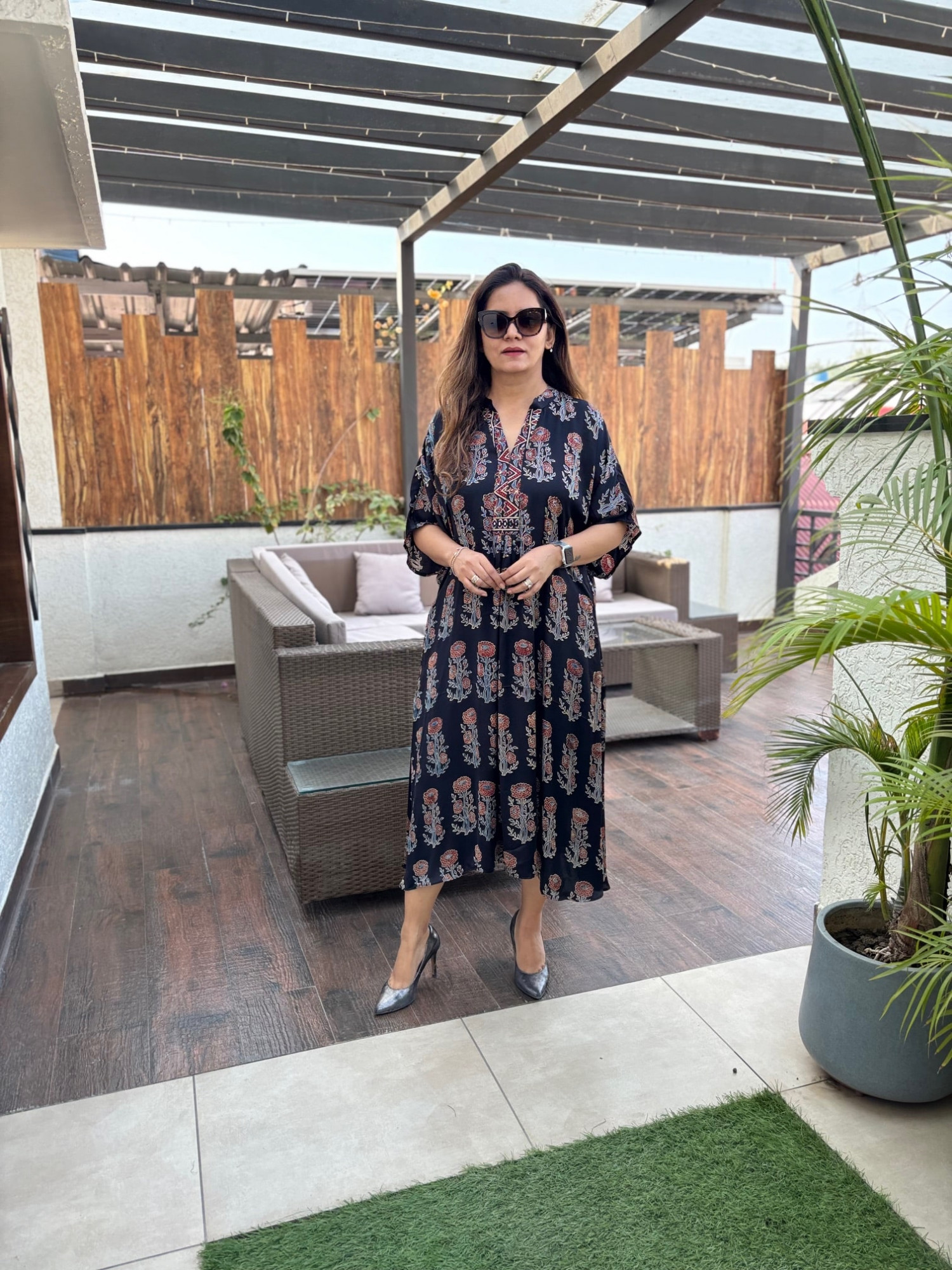 Osha Modal Silk Dress