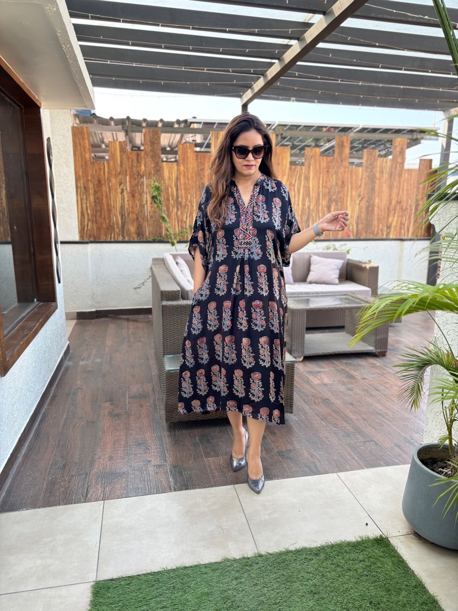 Osha Modal Silk Dress