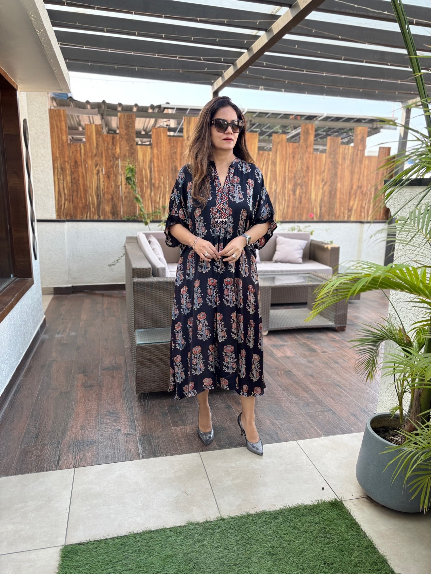 Osha Modal Silk Dress