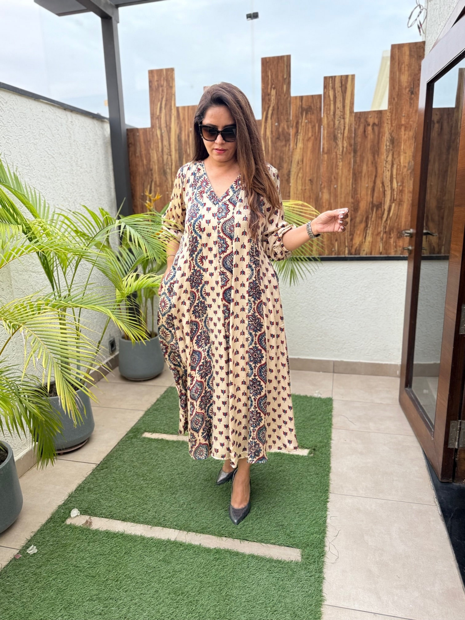 Noorani Modal Silk Dress