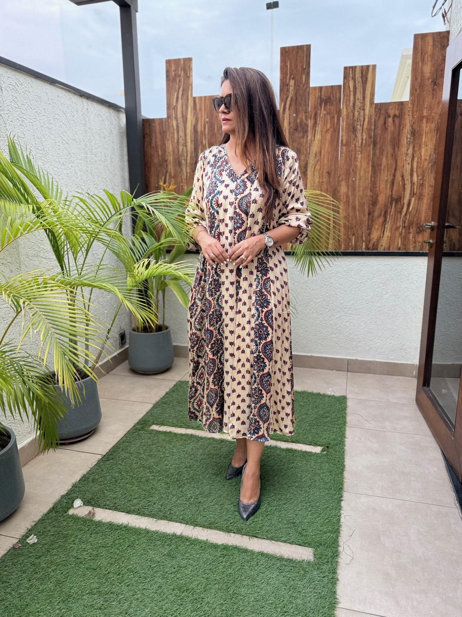 Noorani Modal Silk Dress