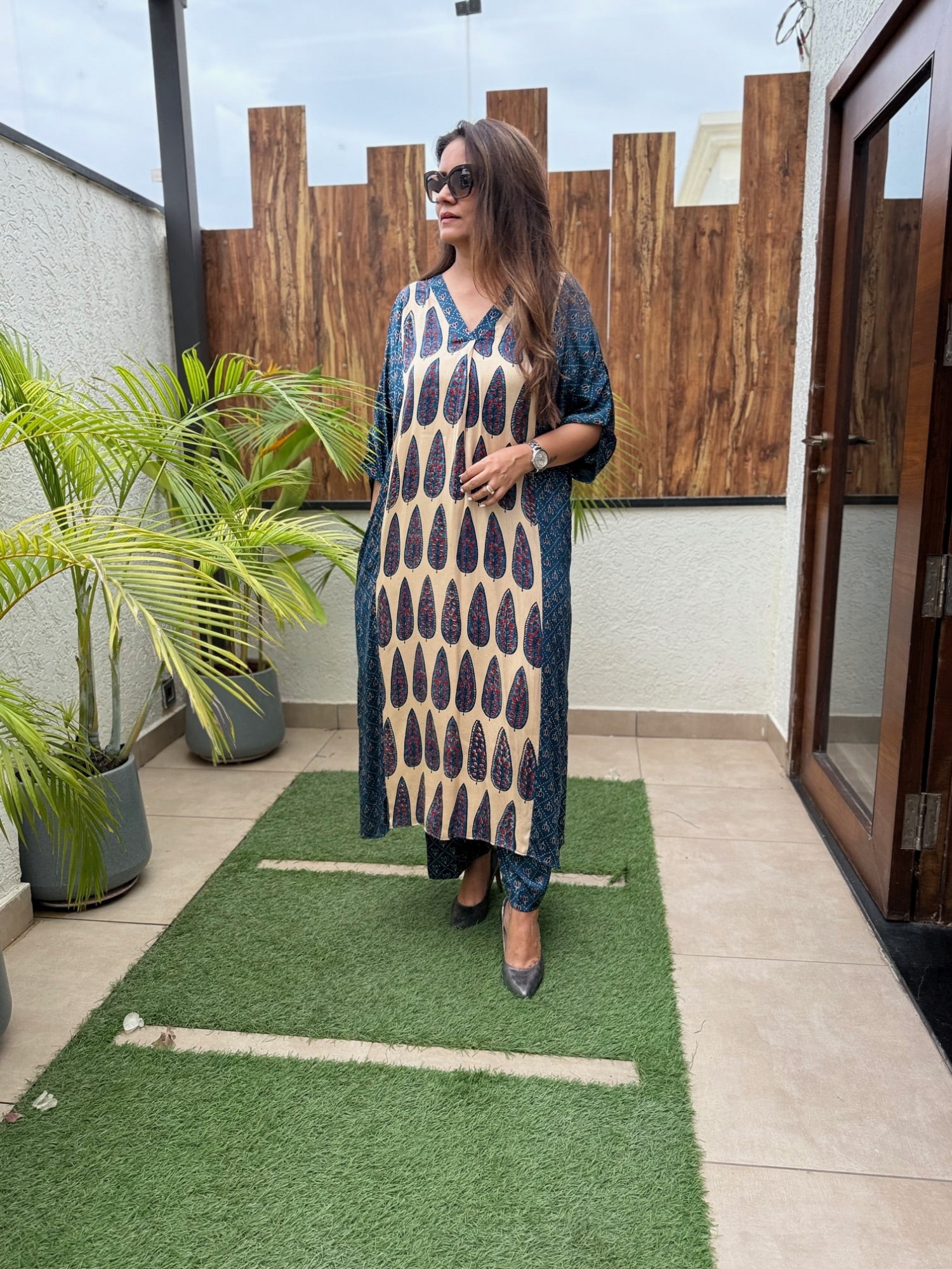Osha Modal Silk Co-ord Set