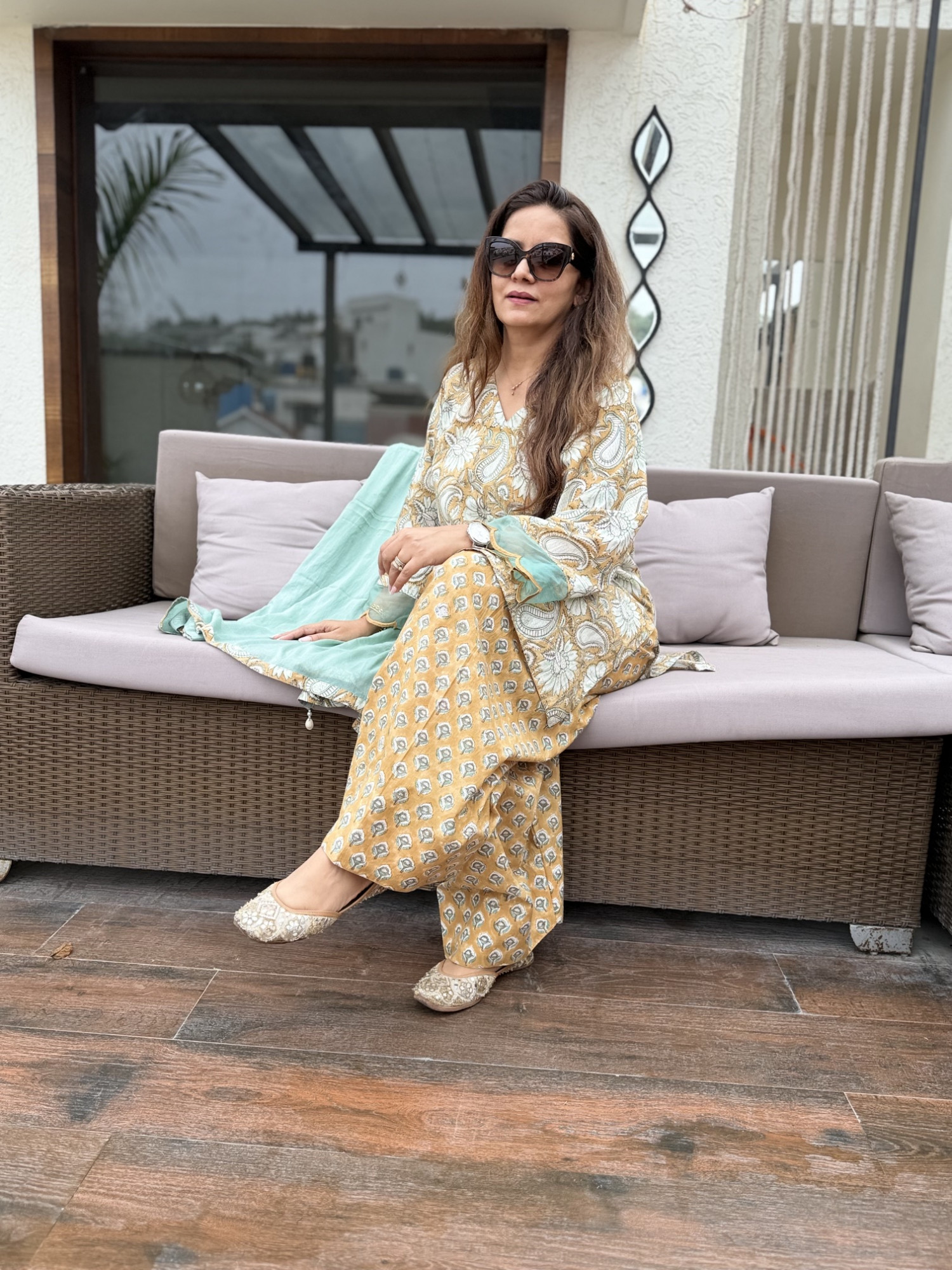 Blossom Cotton Suit