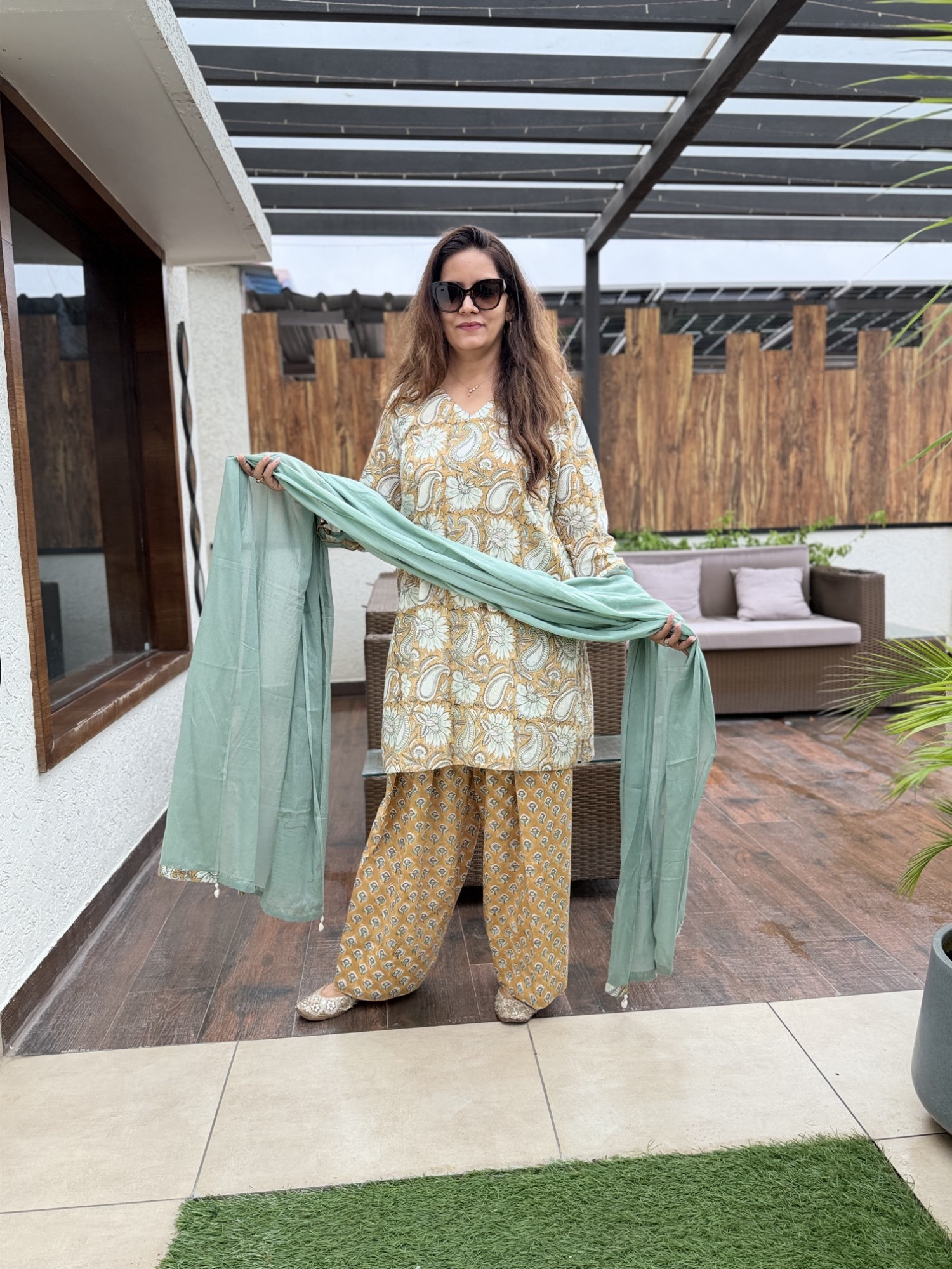 Blossom Cotton Suit