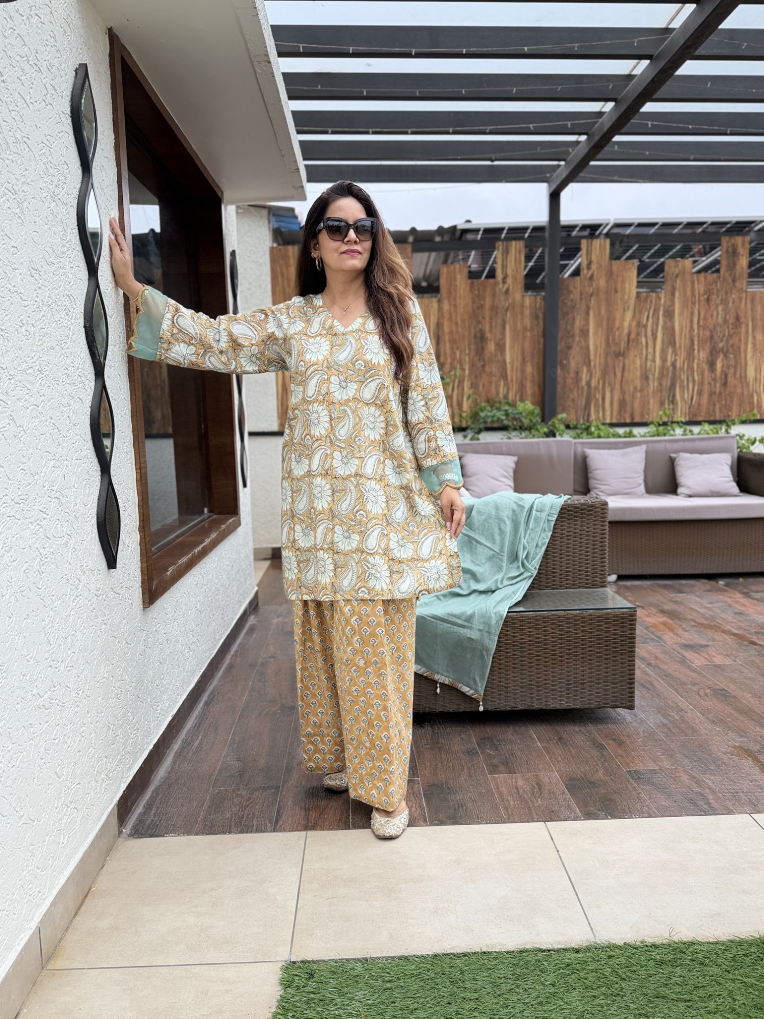 Blossom Cotton Suit